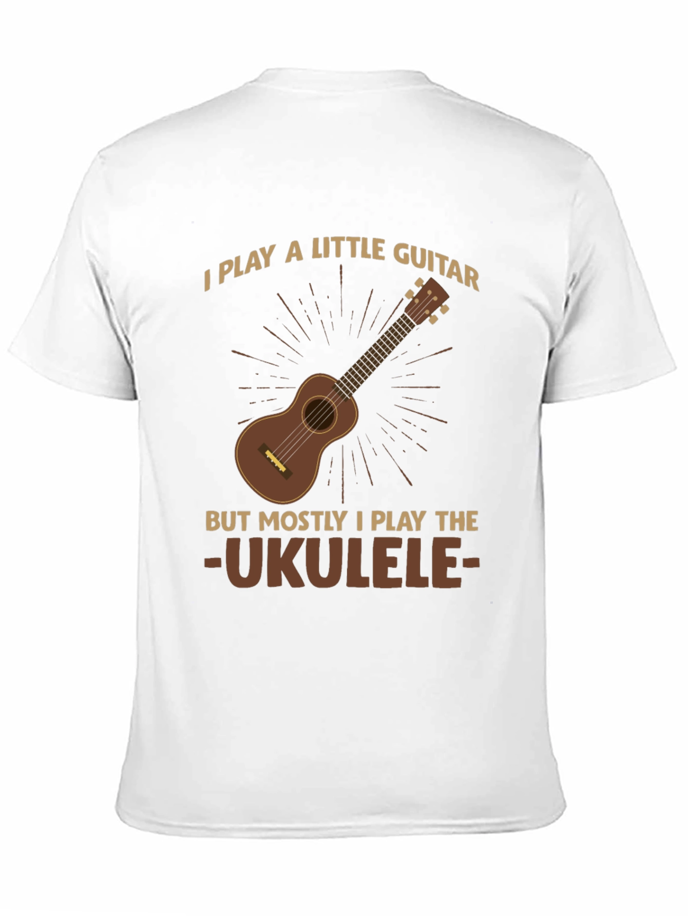 Ukulele Player Graphic T-Shirt