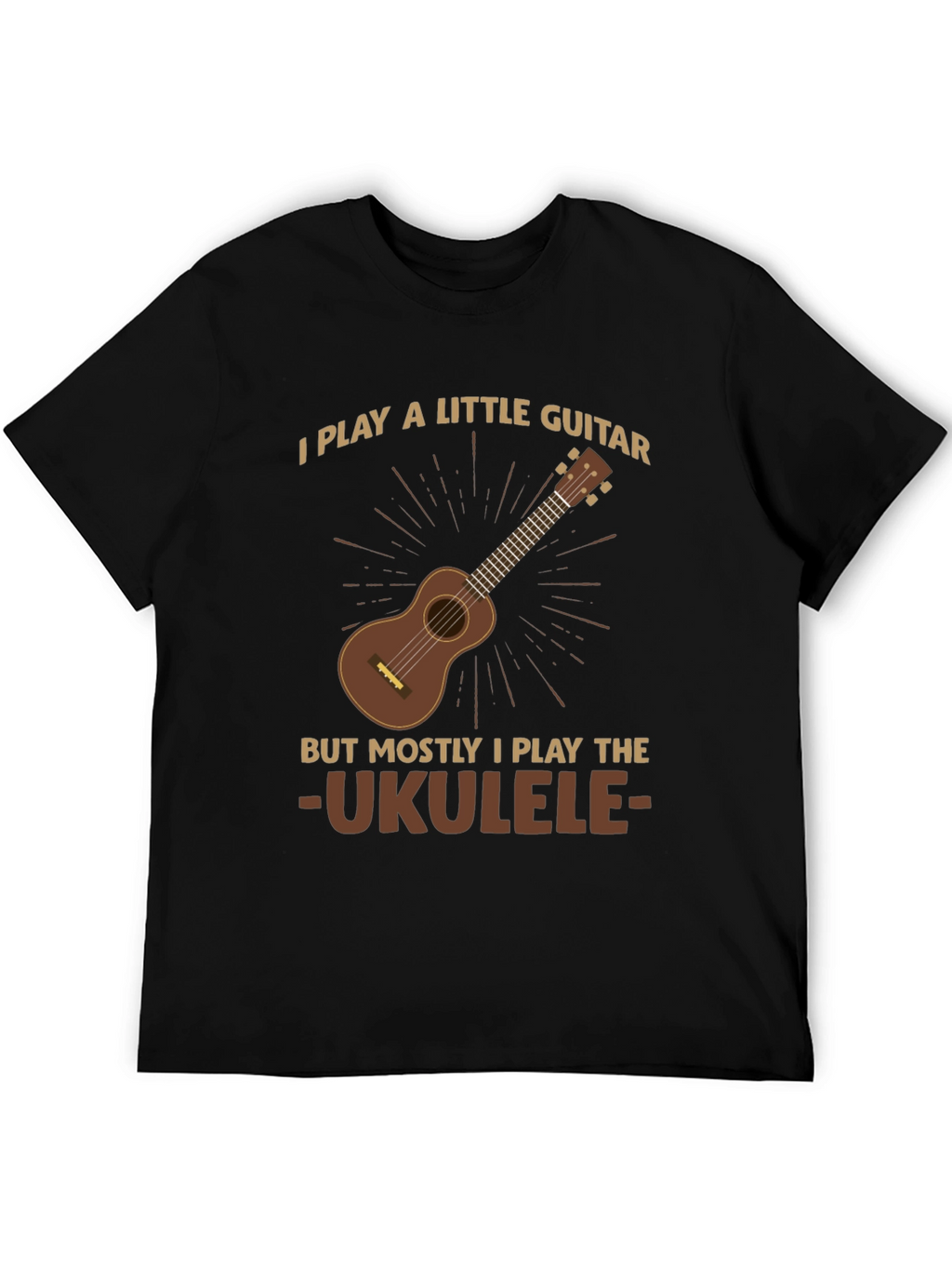 Ukulele Player Graphic T-Shirt