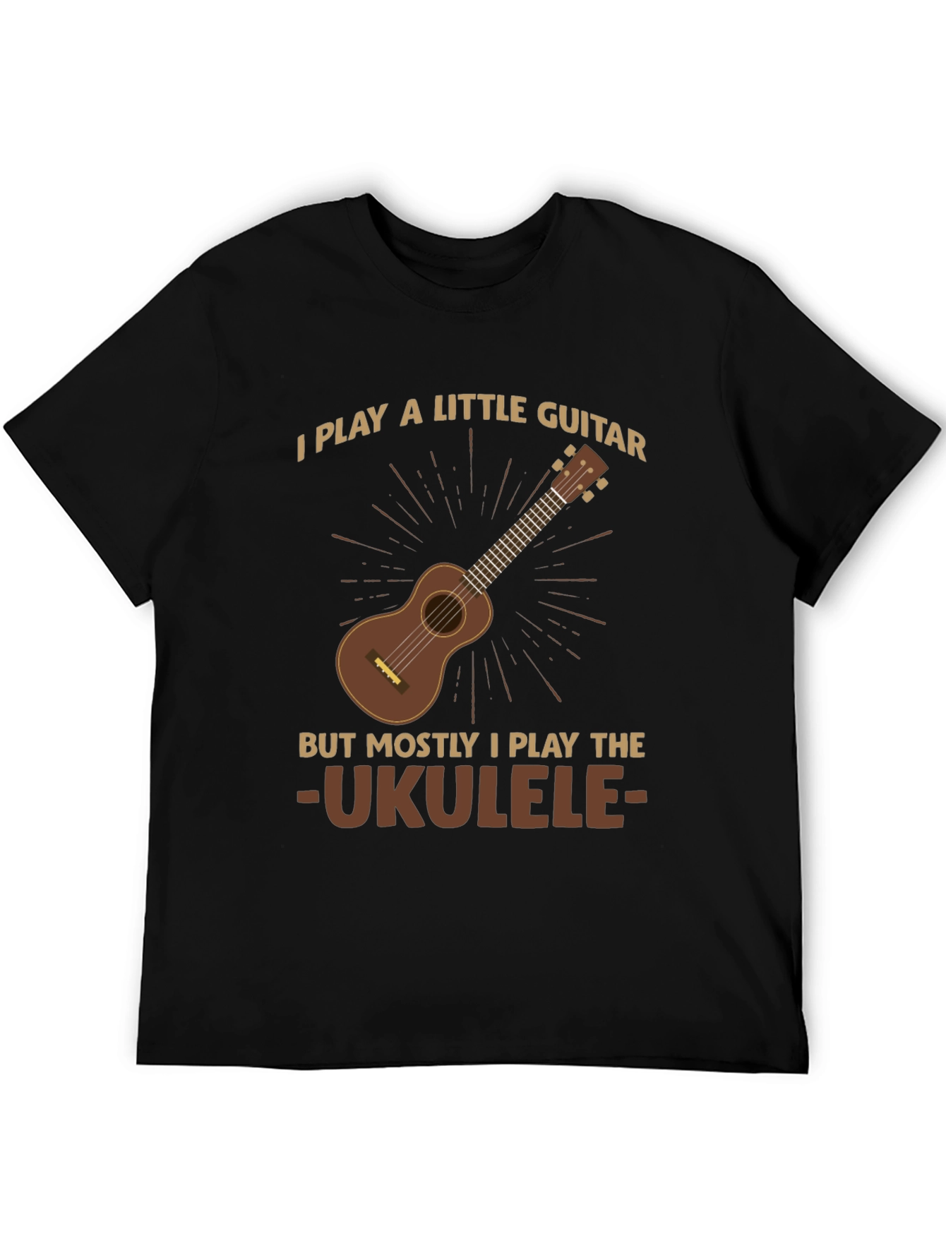 Ukulele Player Graphic T-Shirt