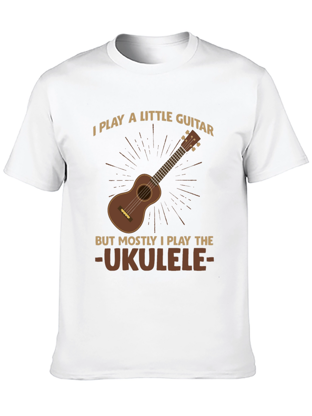 Ukulele Player Graphic T-Shirt