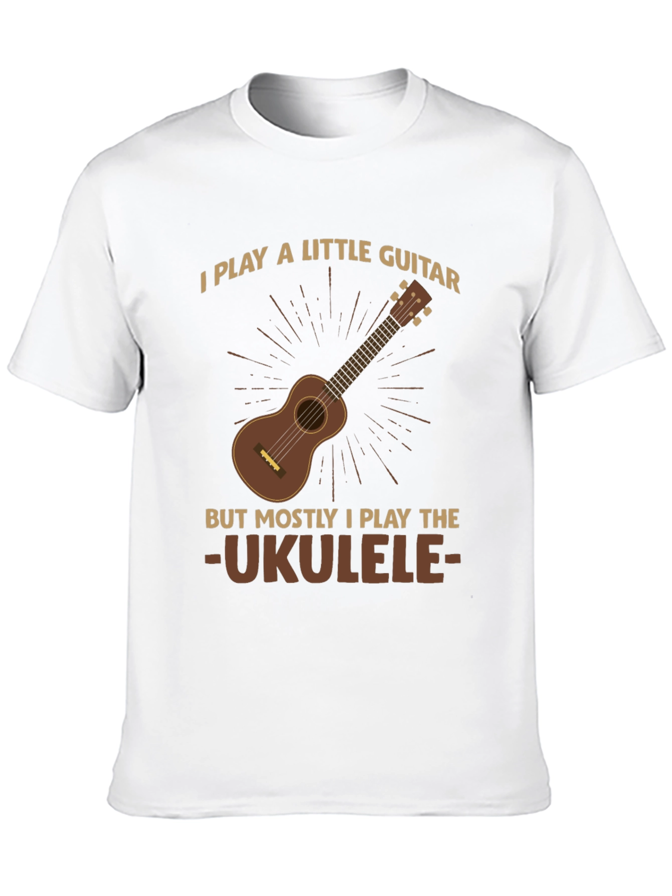 Ukulele Player Graphic T-Shirt