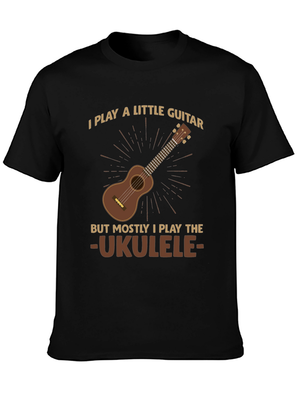 Ukulele Player Graphic T-Shirt