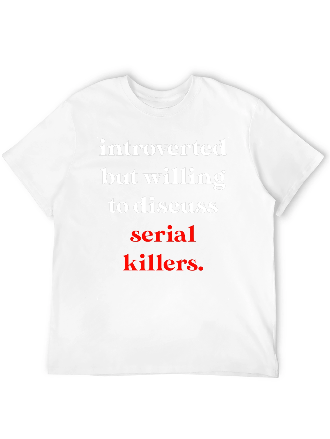 Introverted Serial Killer T-Shirt - Black