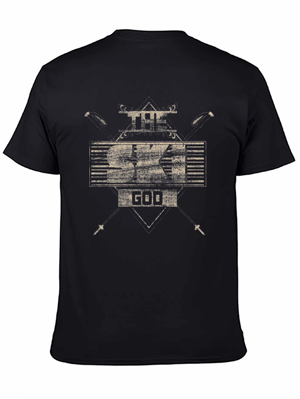 THE SICK GOD Graphic Tee - Black