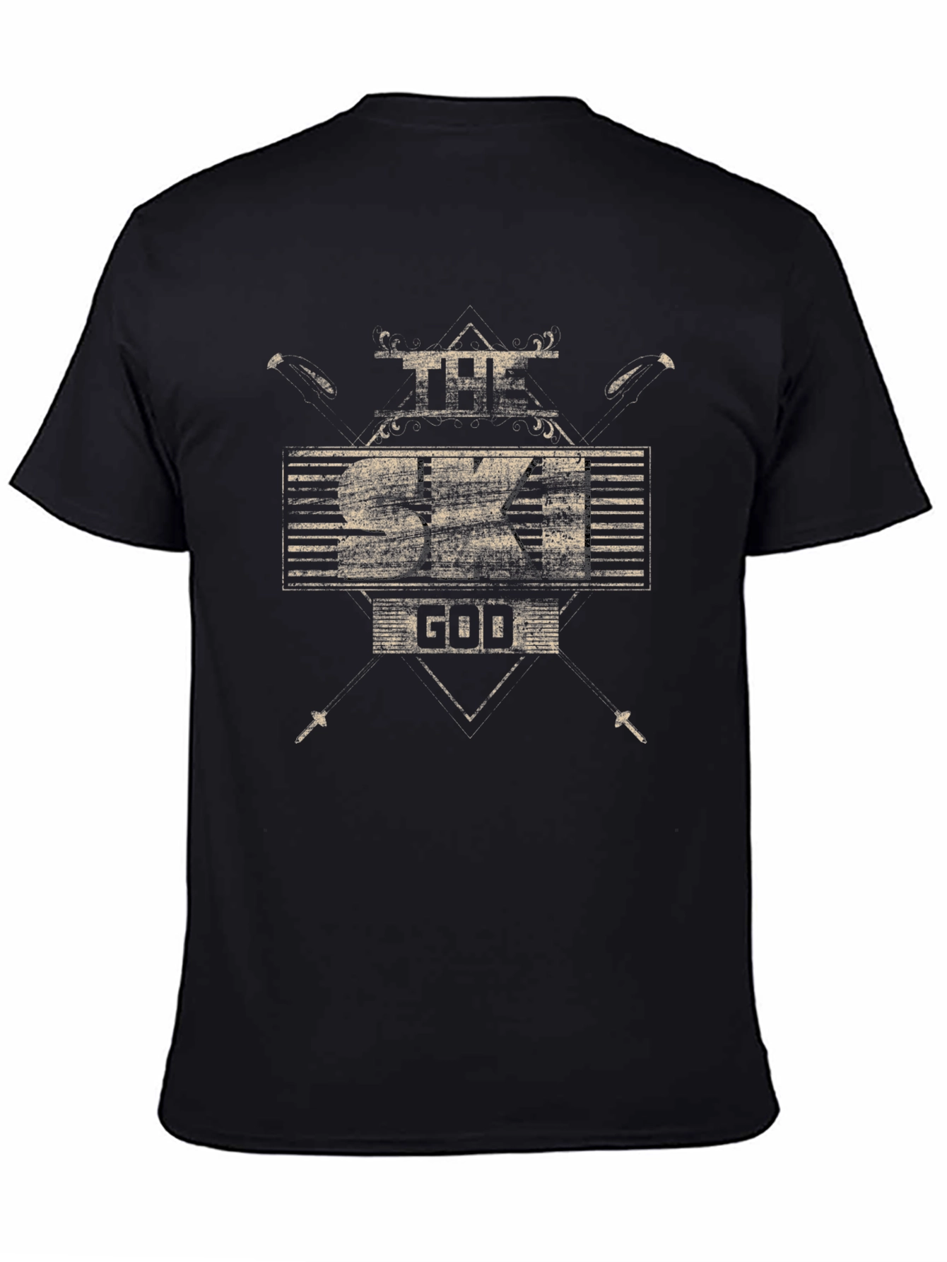 THE SICK GOD Graphic Tee - Black