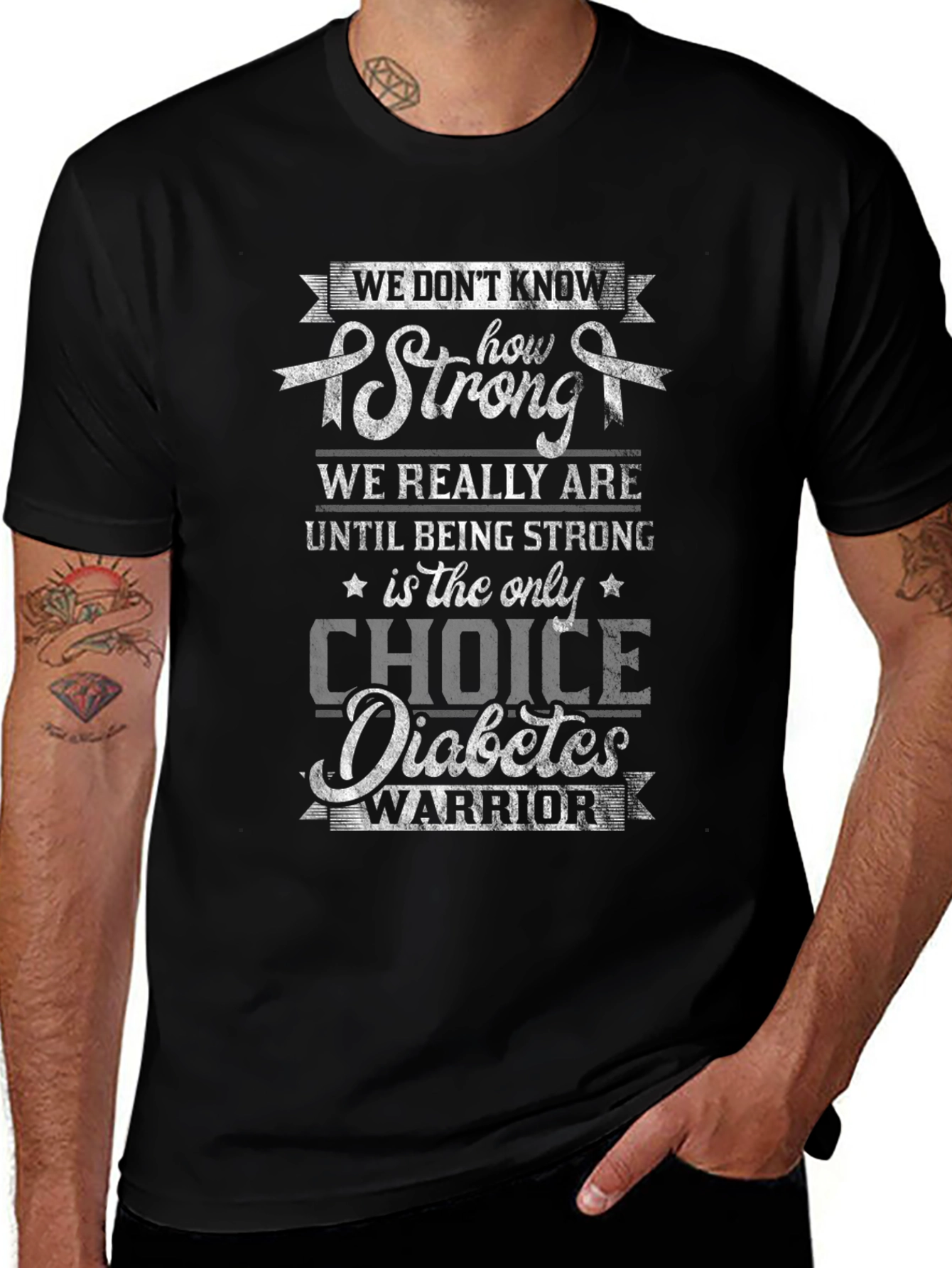Diabetes Warrior T-Shirt - Stay Strong
