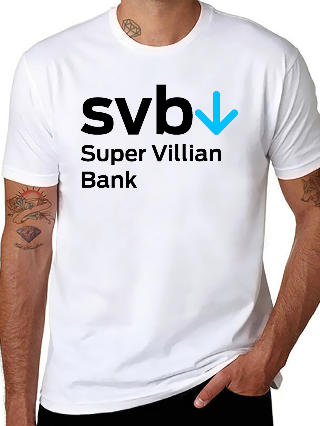 SVB Super Villian Bank T-Shirt