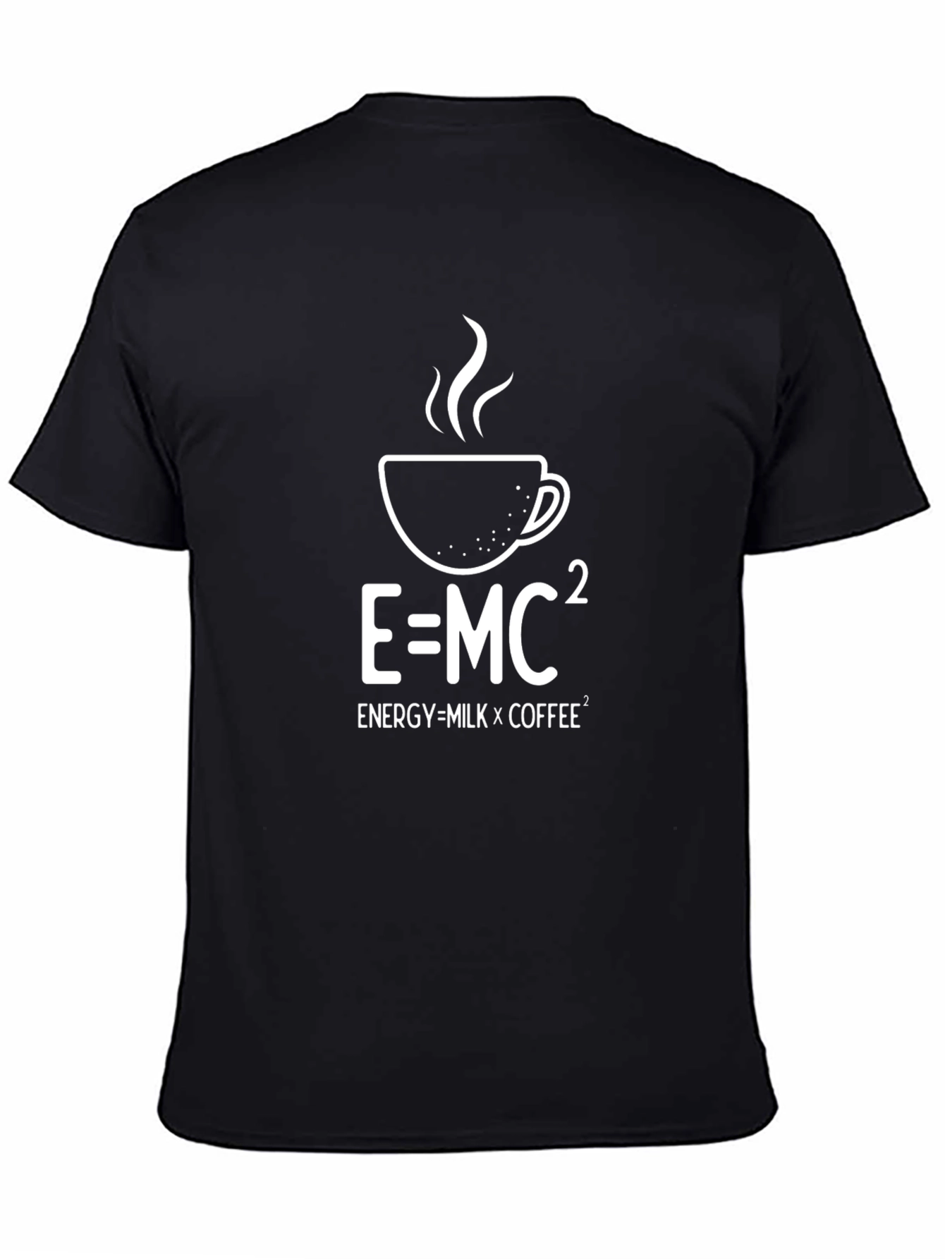 E=MC² Coffee T-Shirt - Funny Science Formula Tee