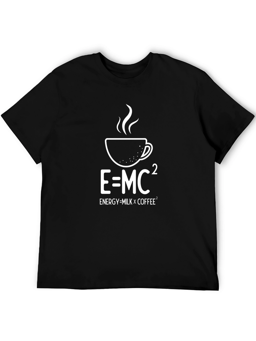 E=MC² Coffee T-Shirt - Funny Science Formula Tee