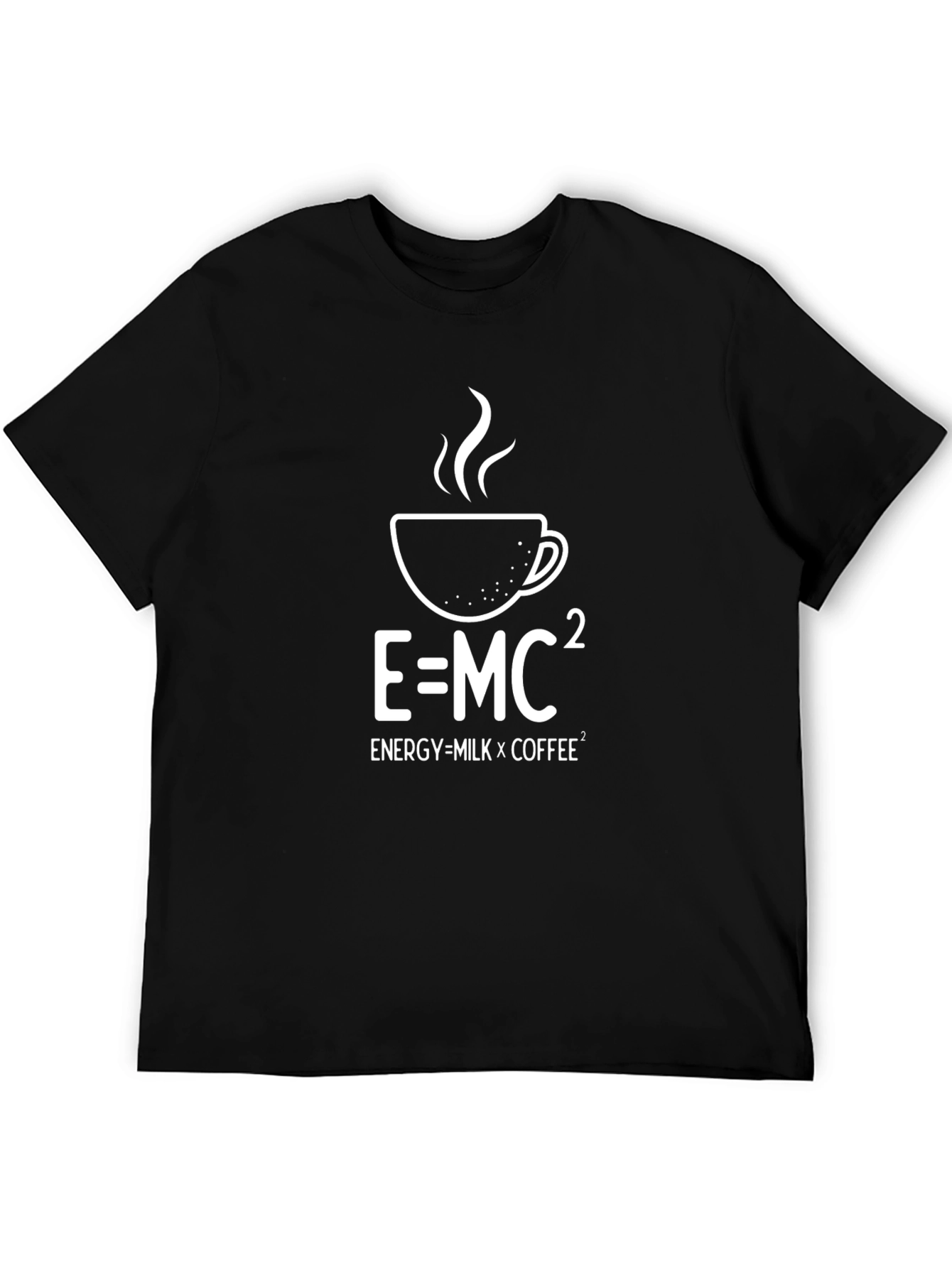 E=MC² Coffee T-Shirt - Funny Science Formula Tee