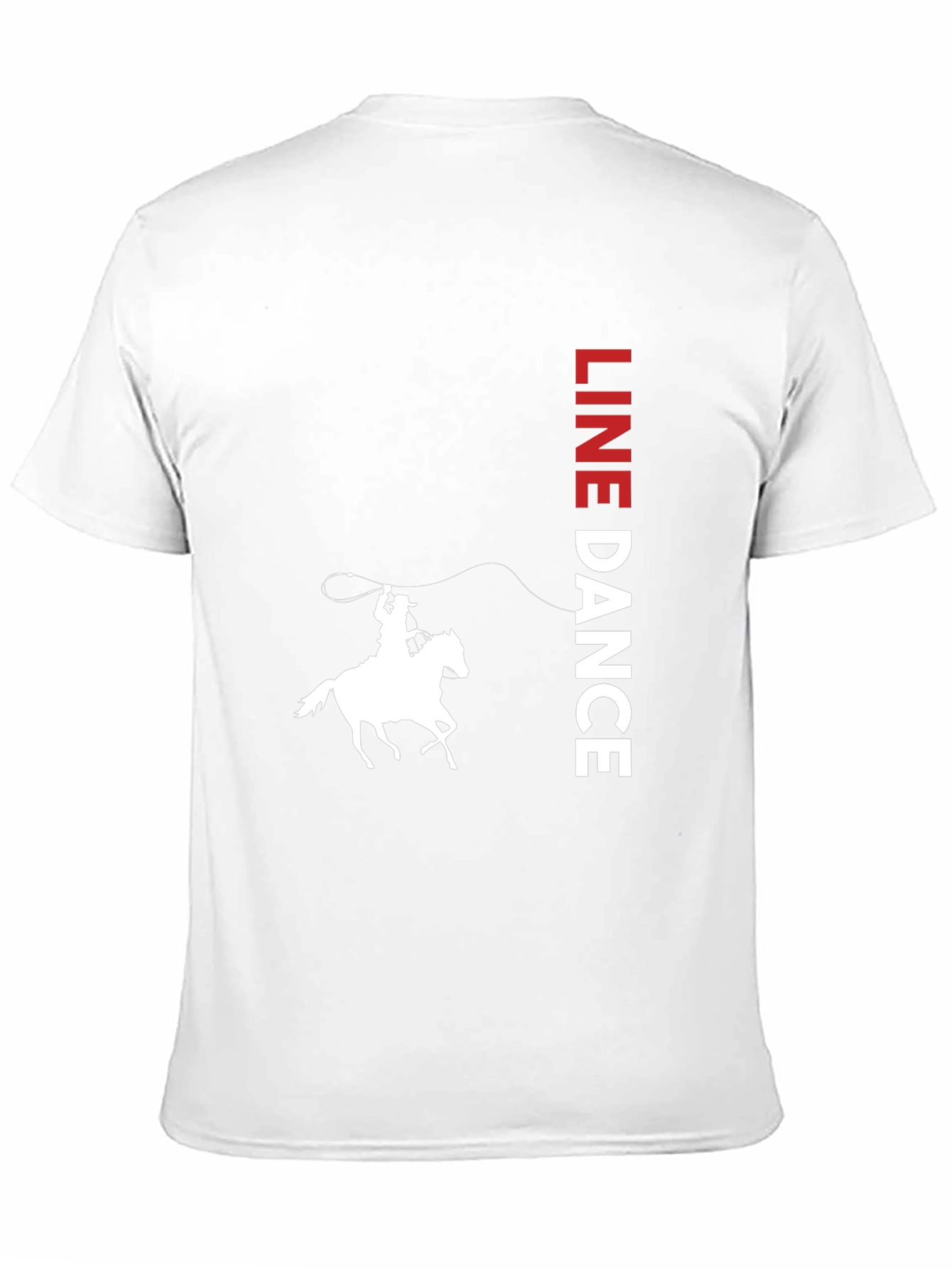 Line Dance Cowboy Graphic Tee - Western Style