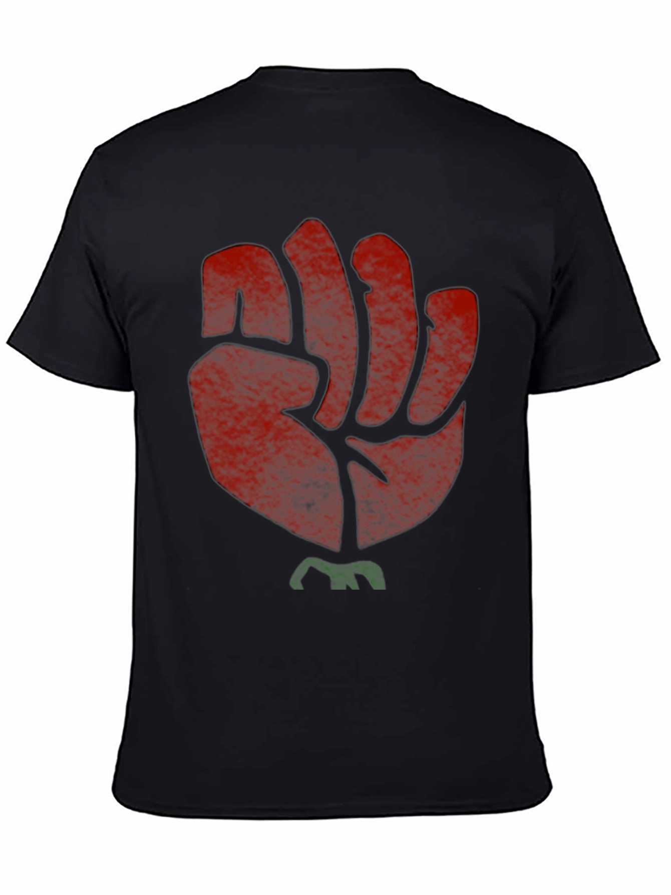 Raised Fist Graphic Tee - Black Activist Shirt