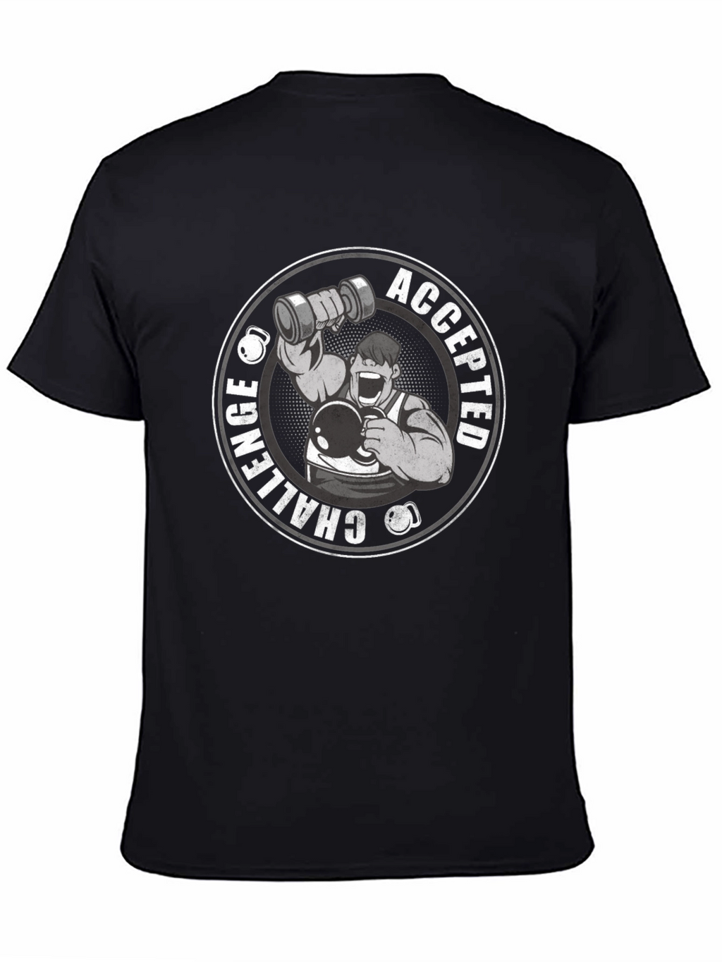 Challenge Accepted Black T-Shirt