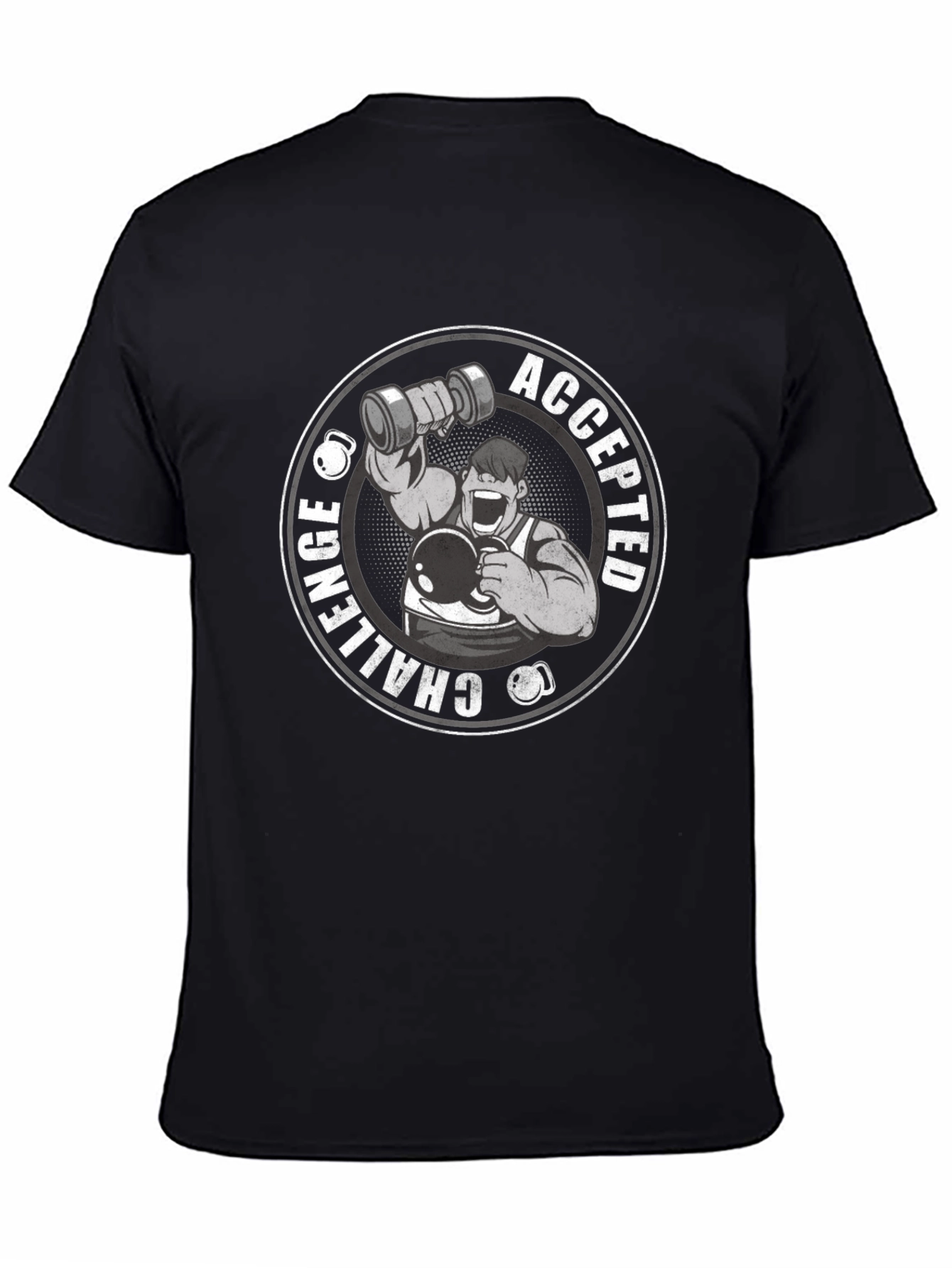 Challenge Accepted Black T-Shirt