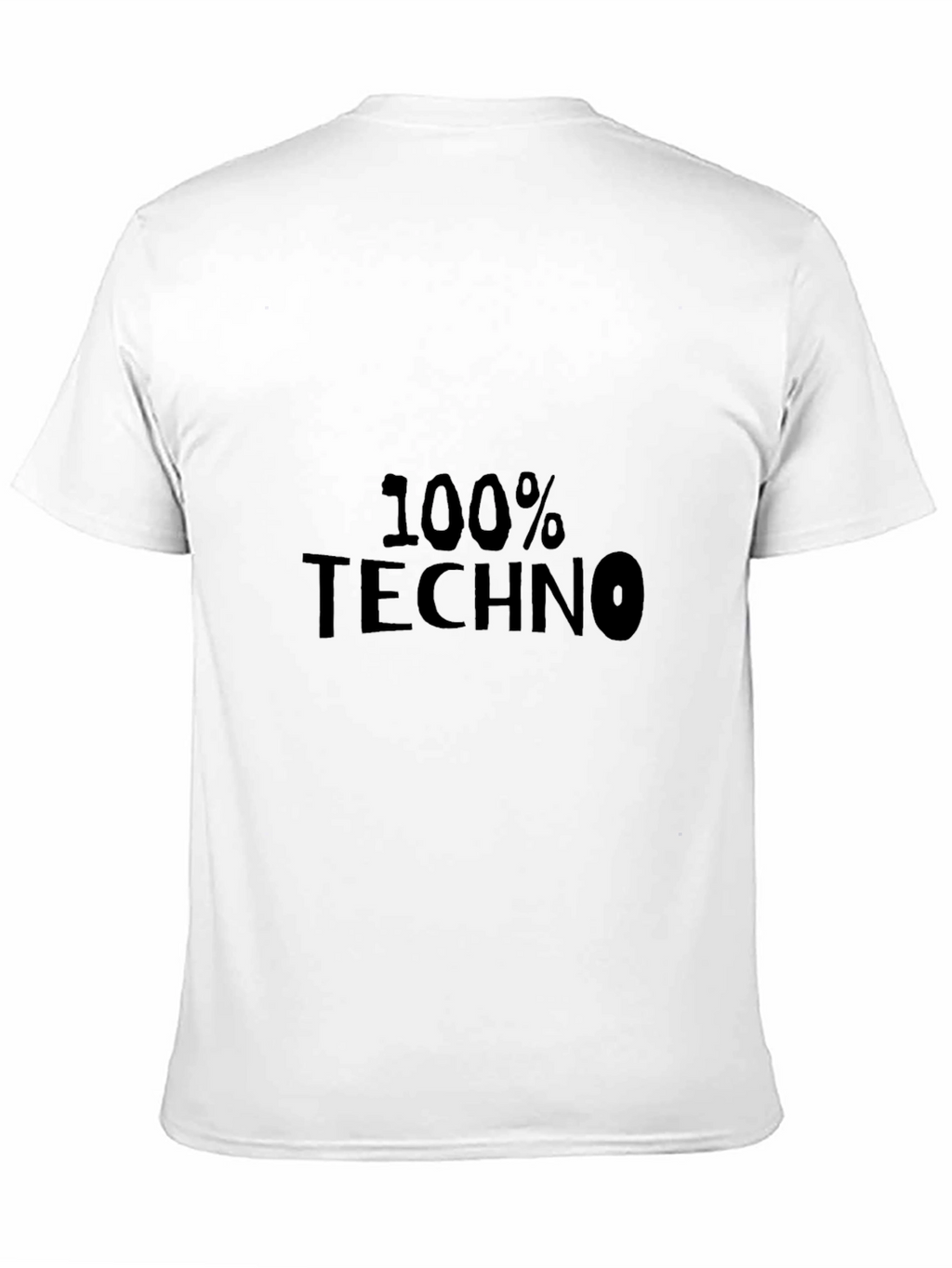 100% Techno Black Graphic Tee