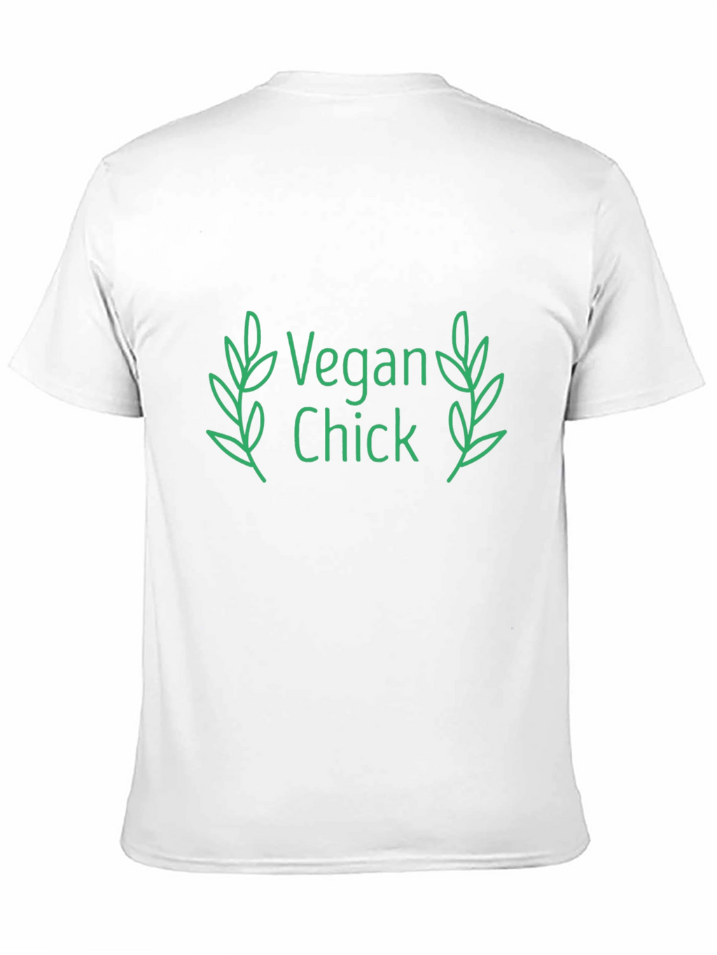 Vegan Chick Tee - Black Cotton T-Shirt