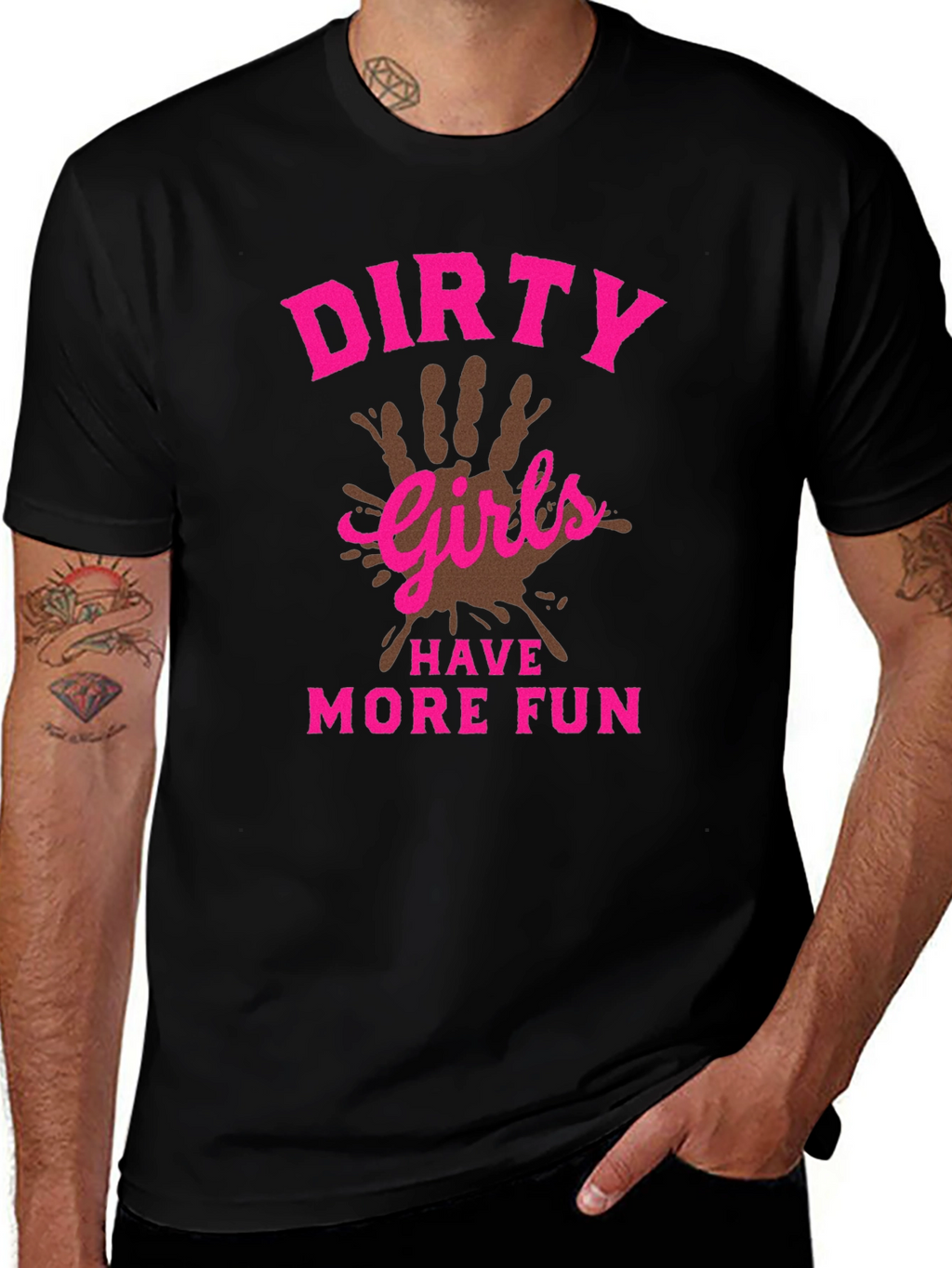 Dirty Girls Have More Fun Black T-Shirt