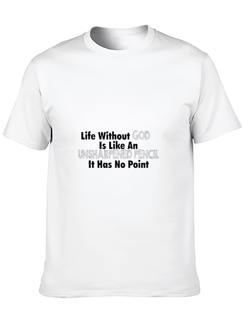 Life Without God Black T-Shirt