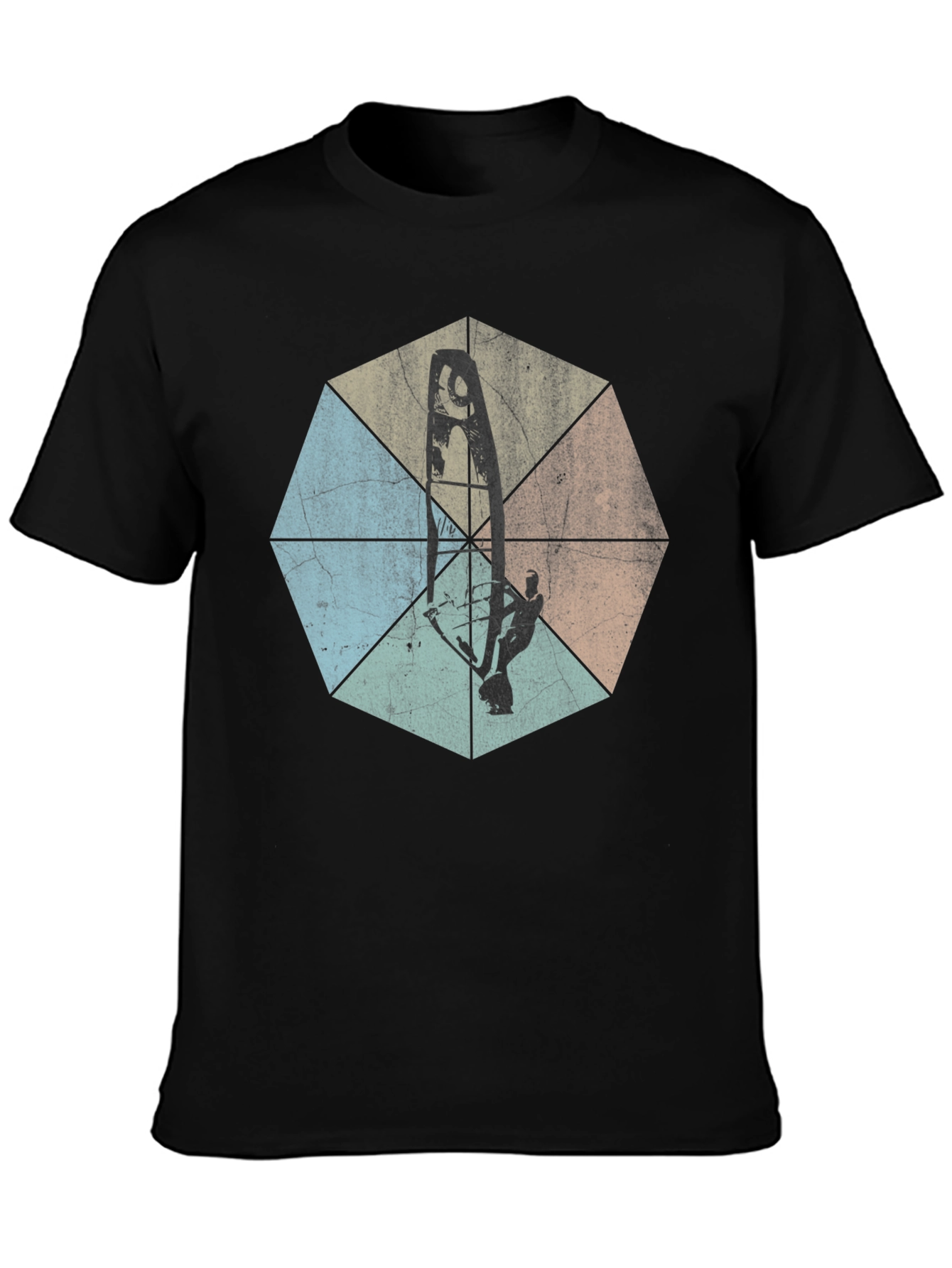 Vintage Windsurfing T-Shirt - Retro Sport Tee