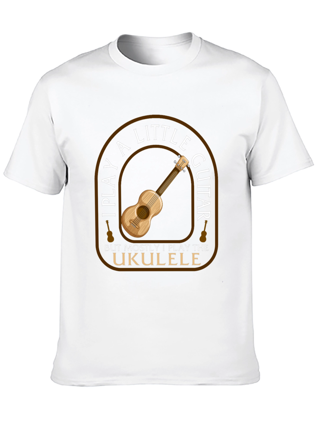 Ukulele Guitar Player Graphic T-Shirt