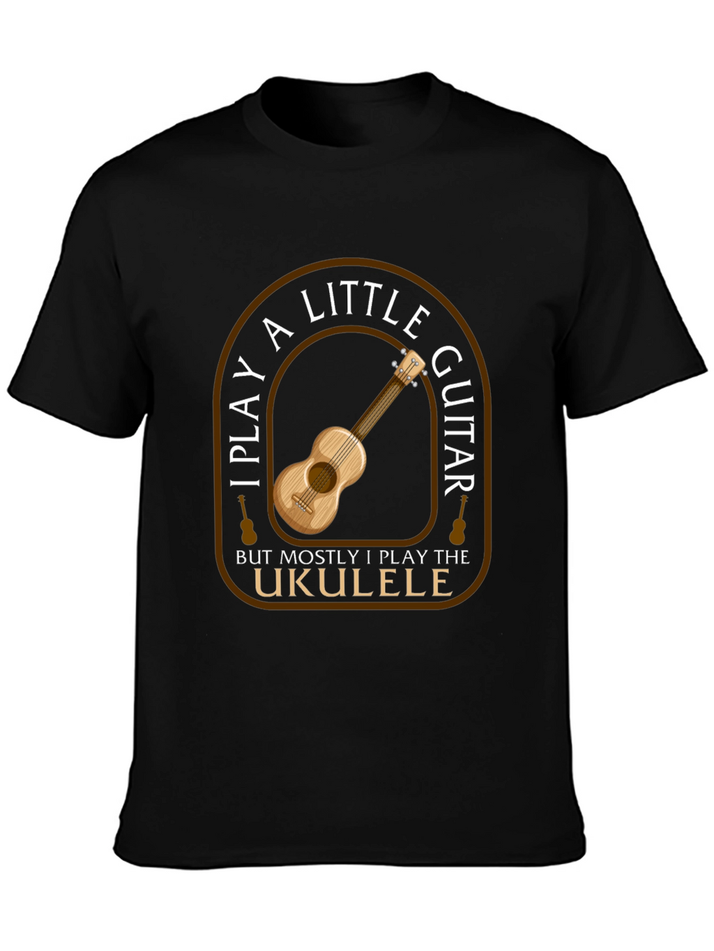 Ukulele Guitar Player Graphic T-Shirt