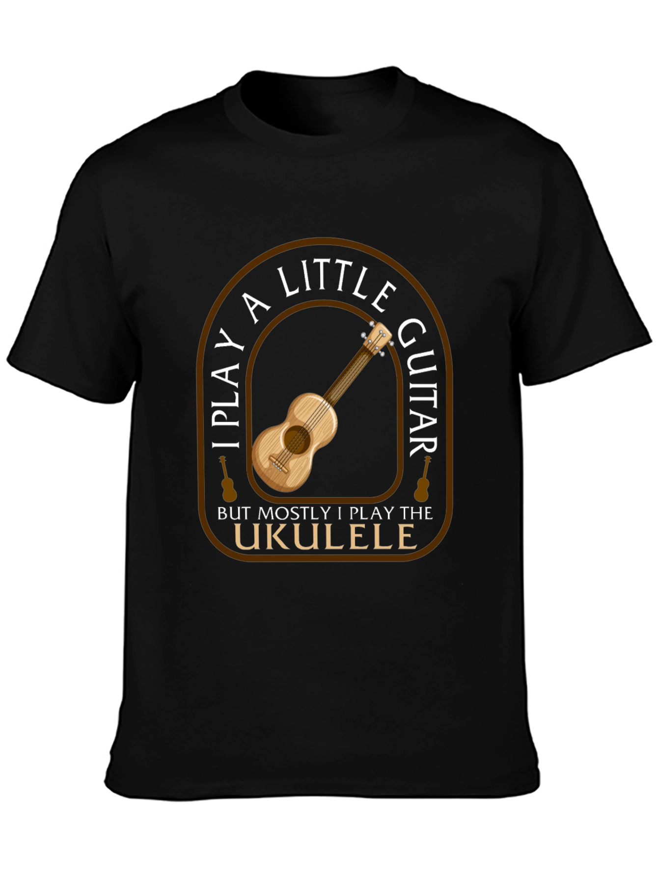 Ukulele Guitar Player Graphic T-Shirt