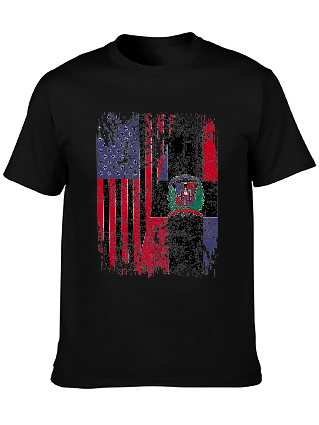 USA Dominican Flag T-Shirt