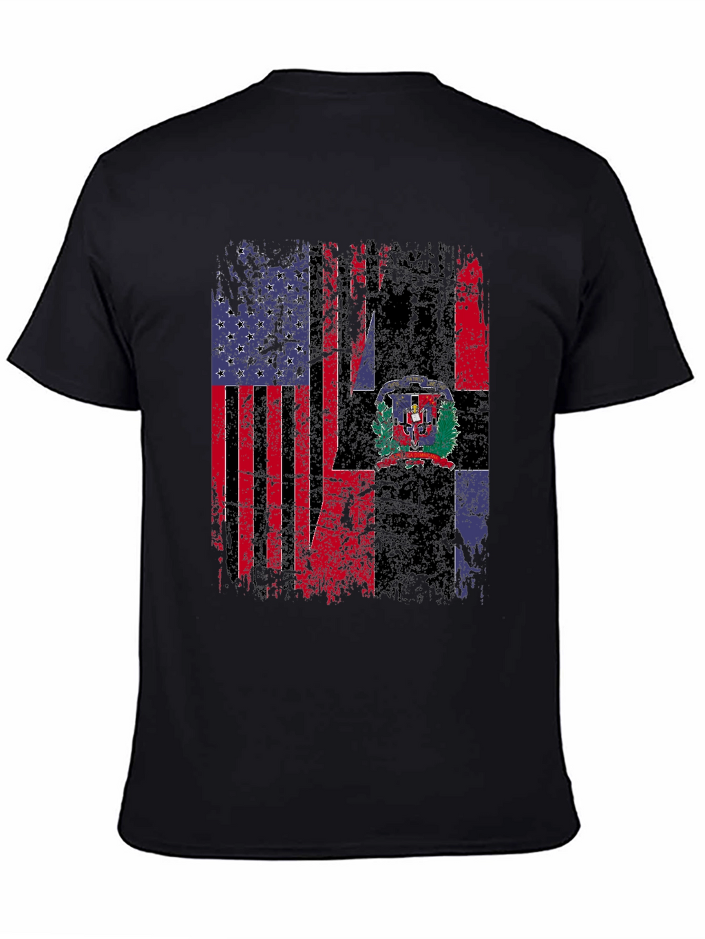 USA Dominican Flag T-Shirt