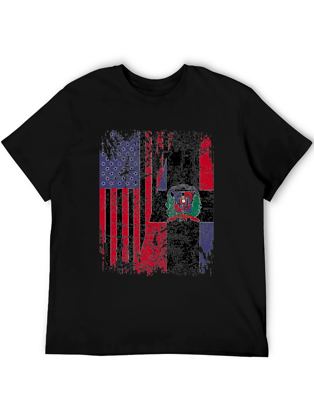 USA Dominican Flag T-Shirt