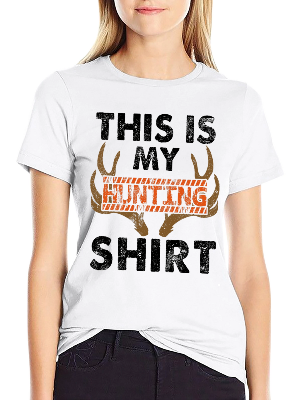 This Is My Hunting Shirt - Novelty Graphic Tee