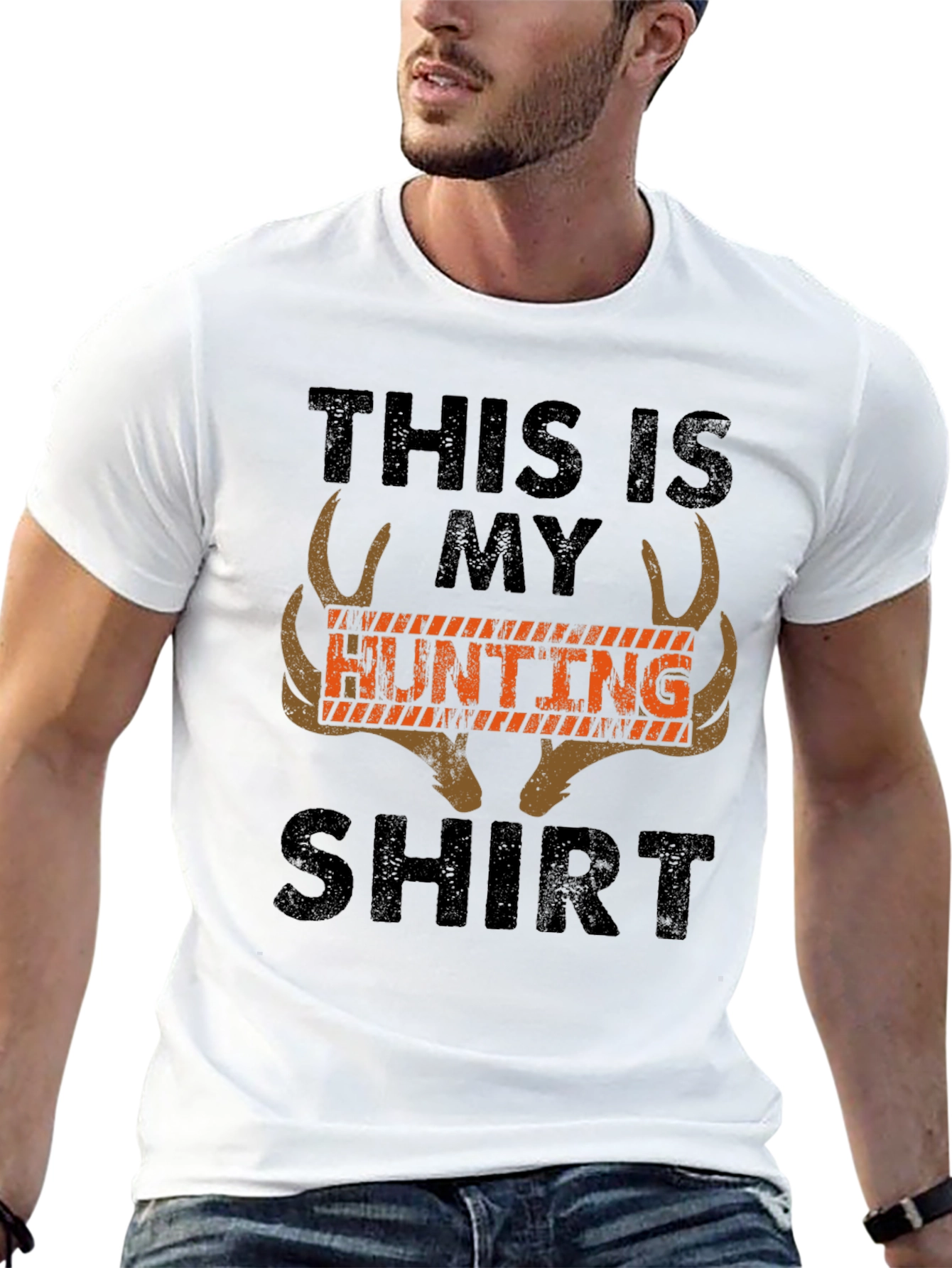 This Is My Hunting Shirt - Novelty Graphic Tee