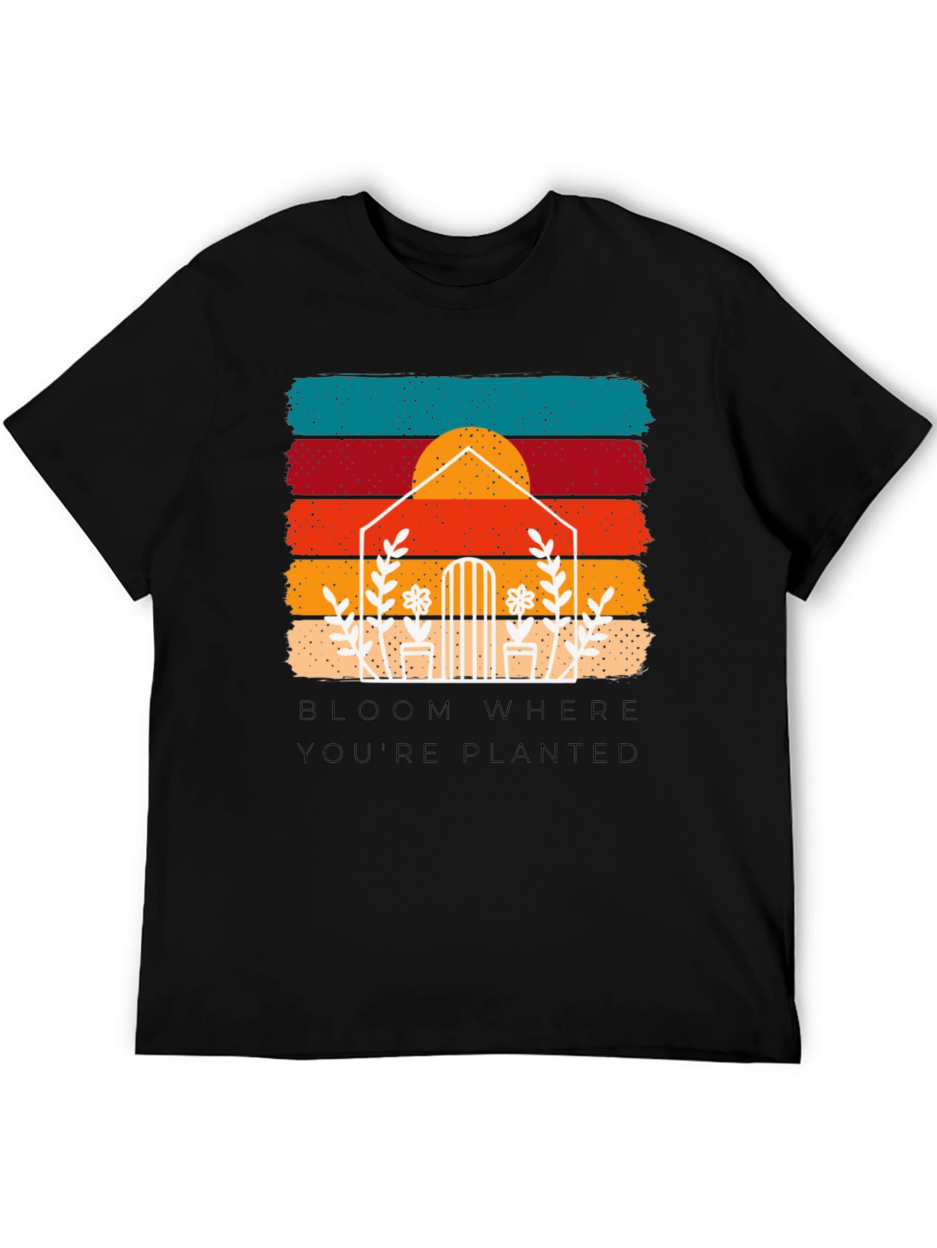Bloom Where Youre Planted Retro Tee