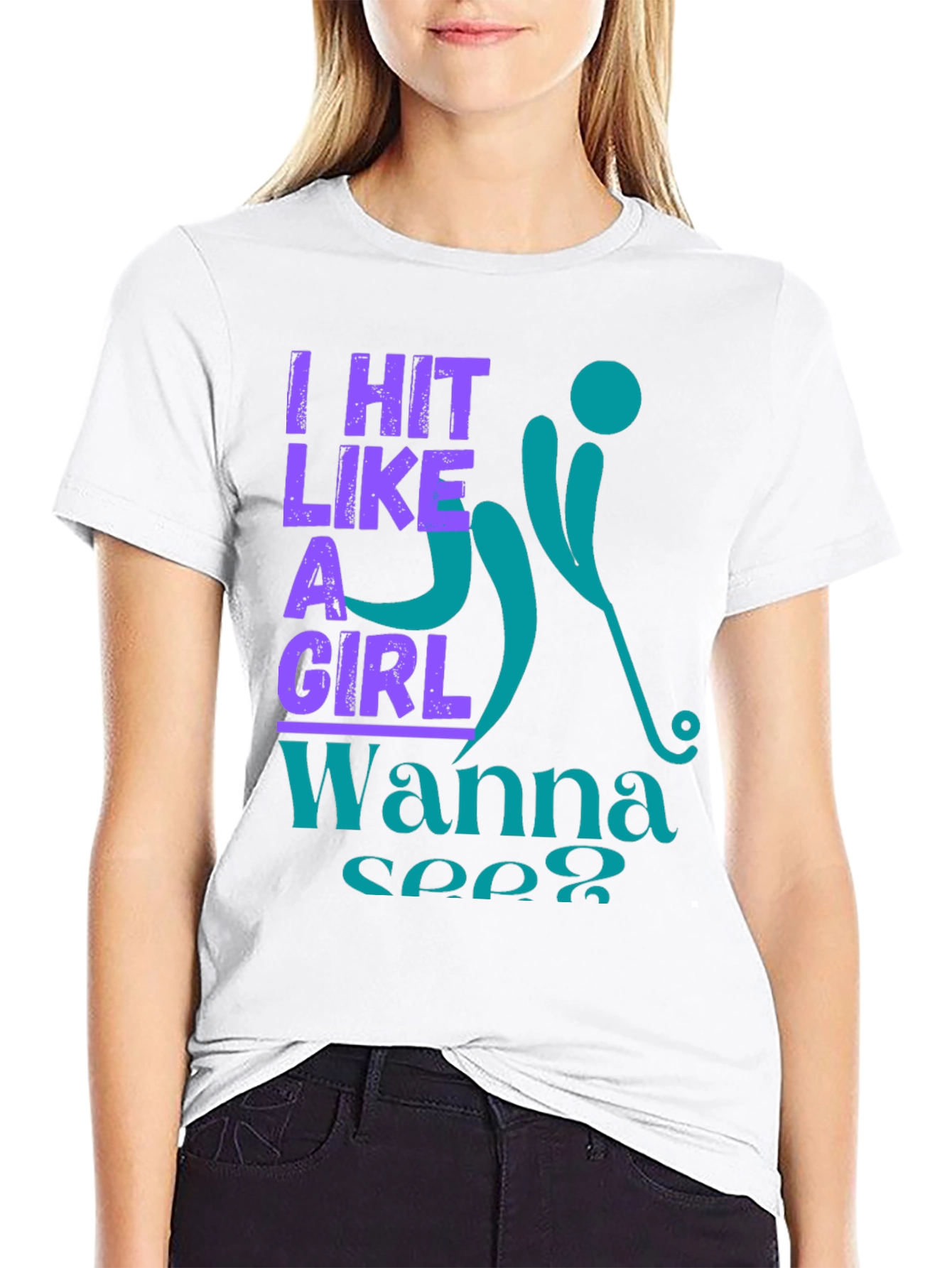 I Hit Like A Girl Graphic Tee