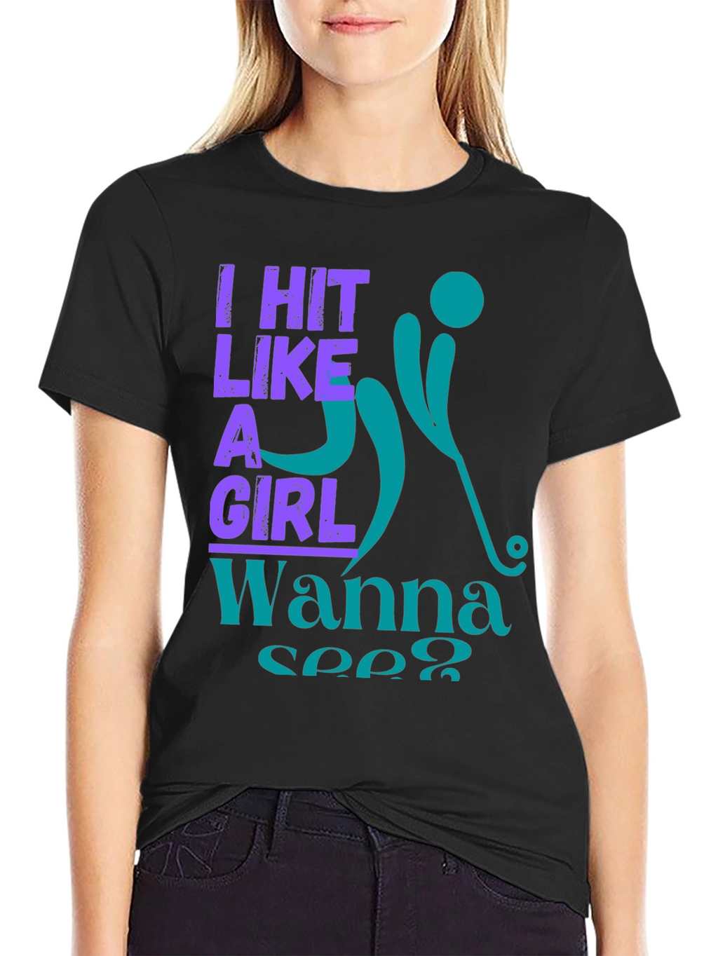 I Hit Like A Girl Graphic Tee