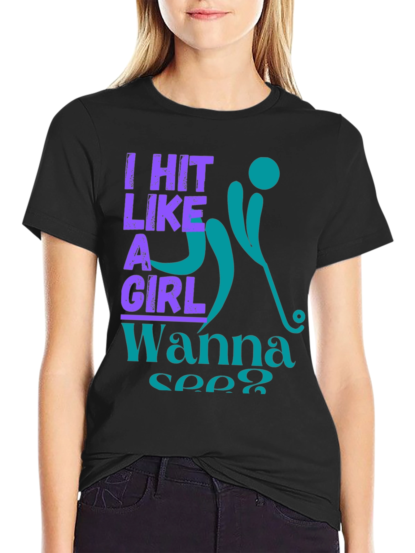 I Hit Like A Girl Graphic Tee