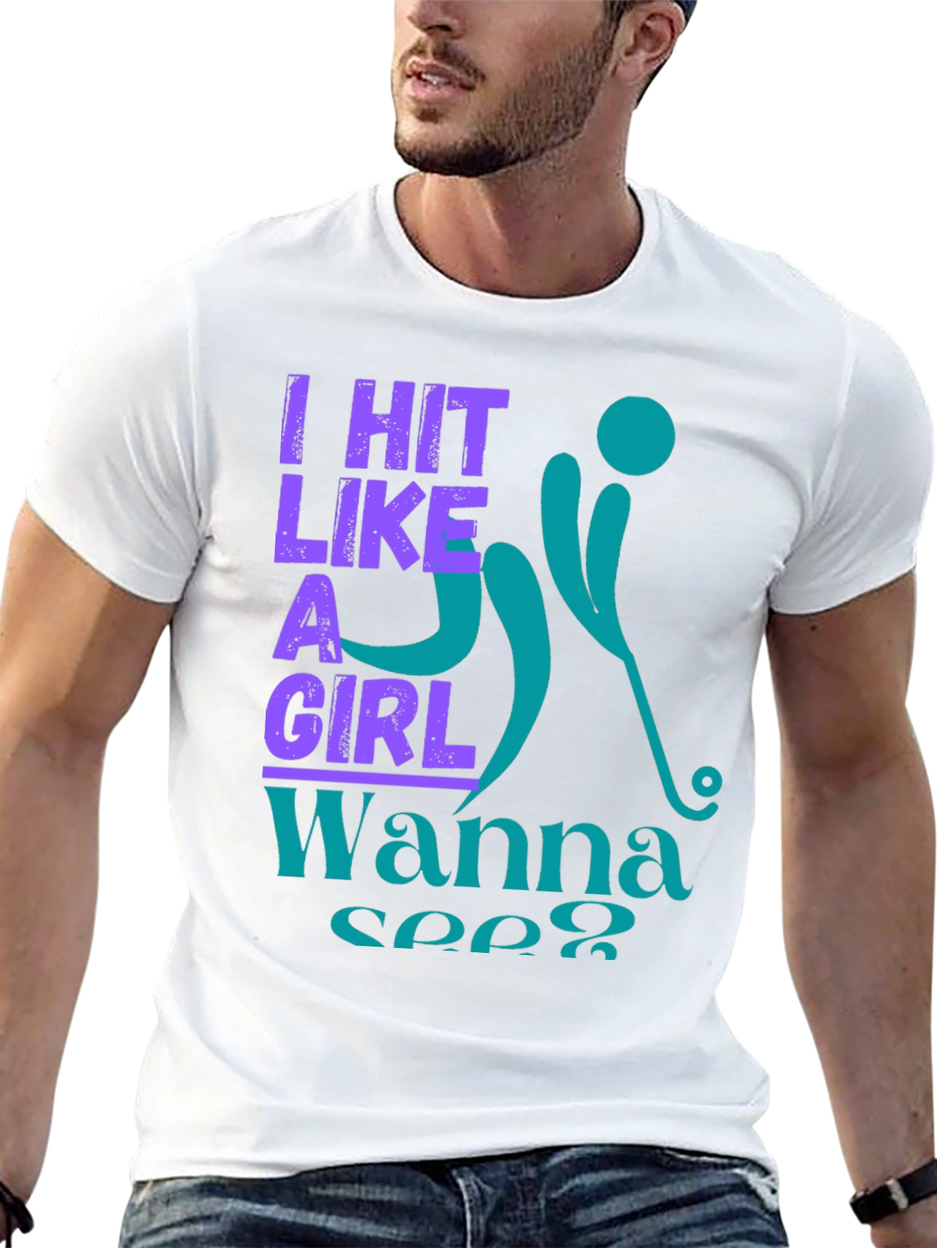 I Hit Like A Girl Graphic Tee