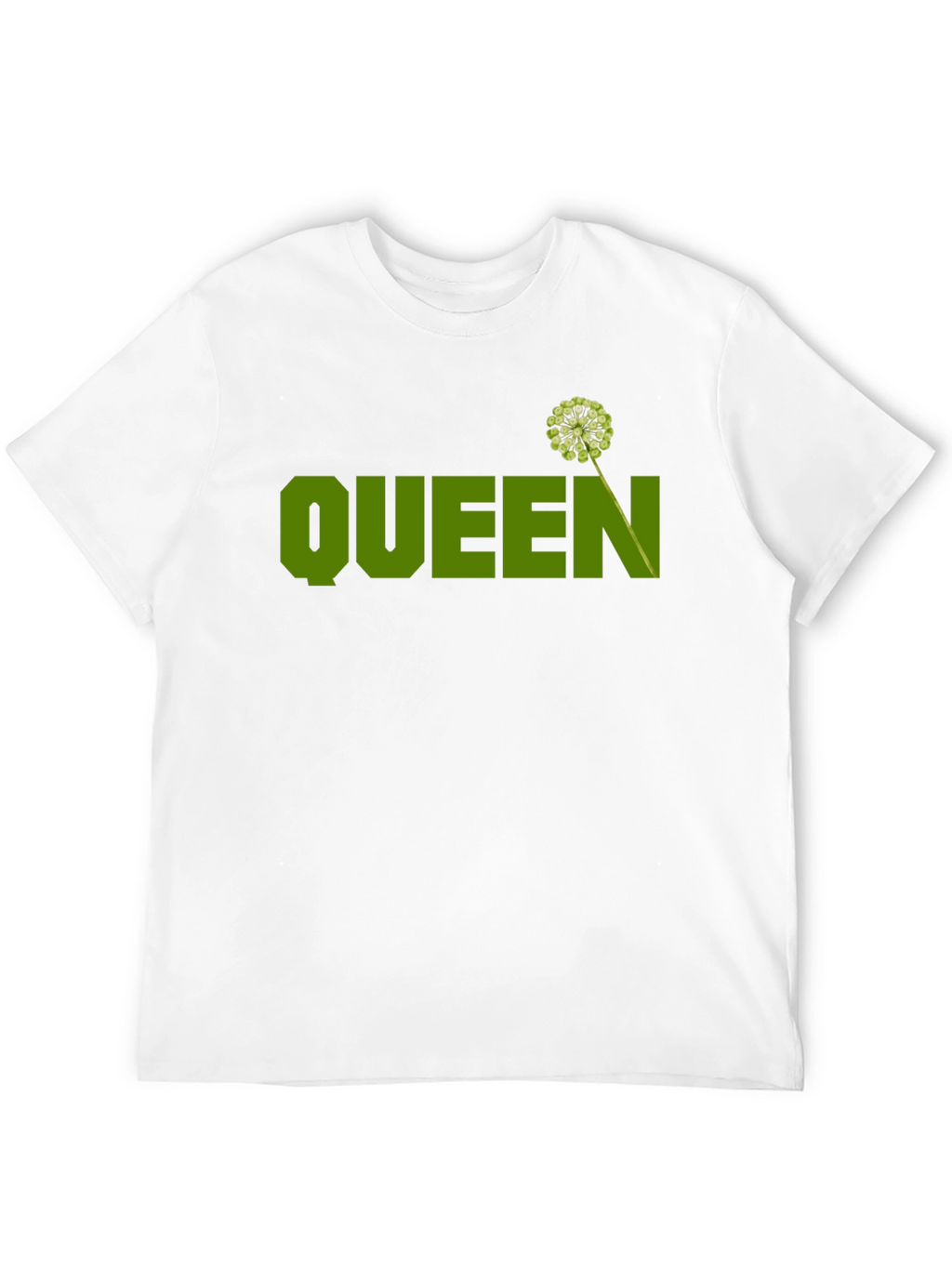 Queen T-Shirt - Black with Green Graphic