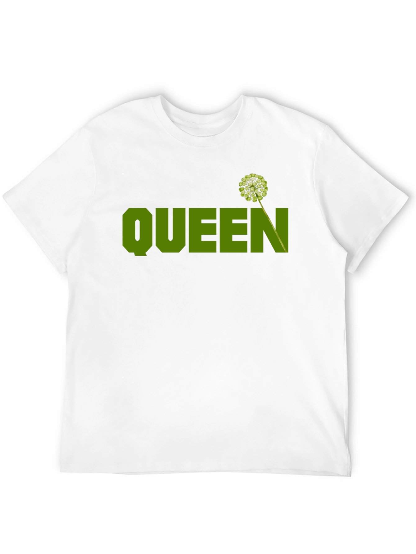 Queen T-Shirt - Black with Green Graphic
