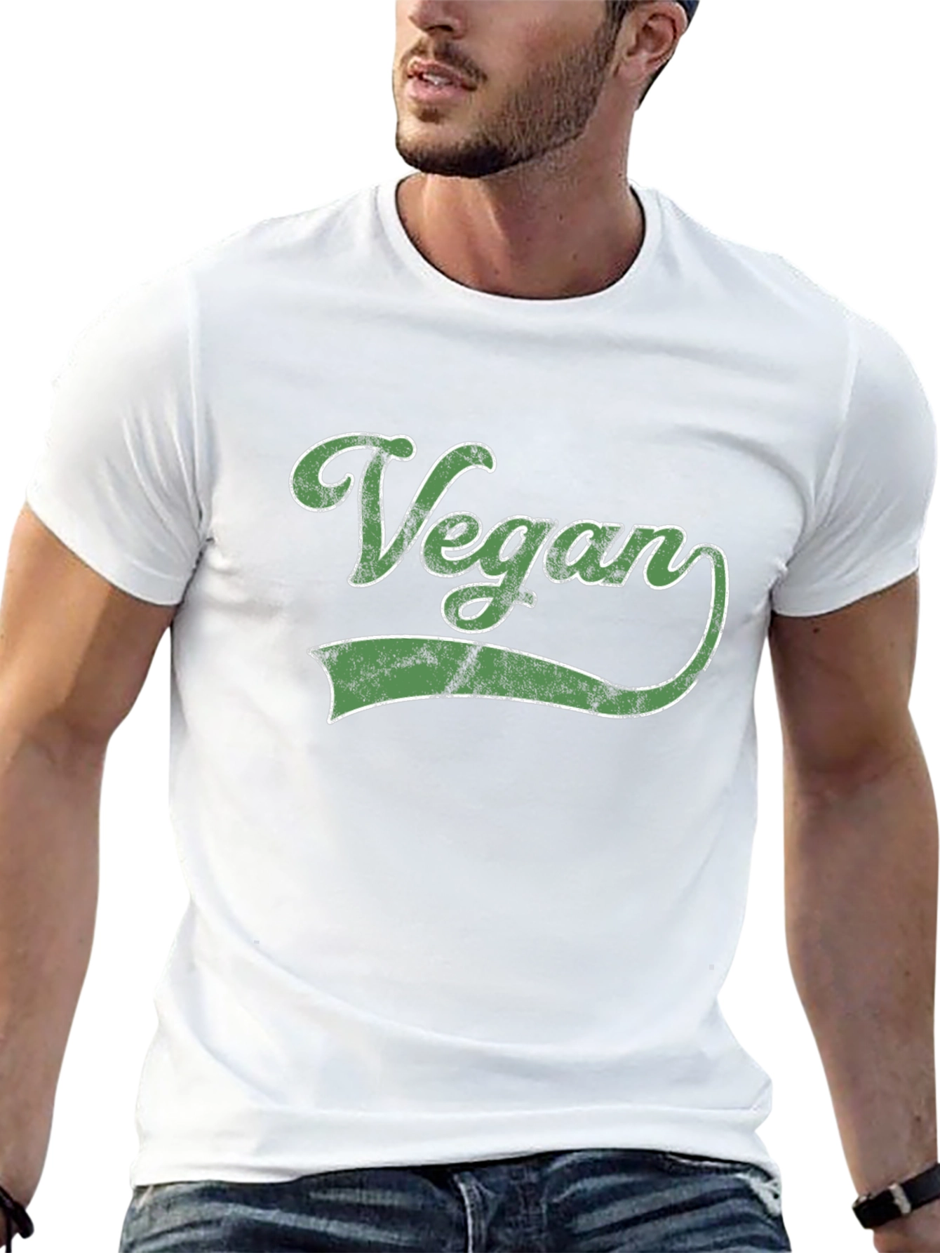 Vegan Graphic Tee - Black T-Shirt