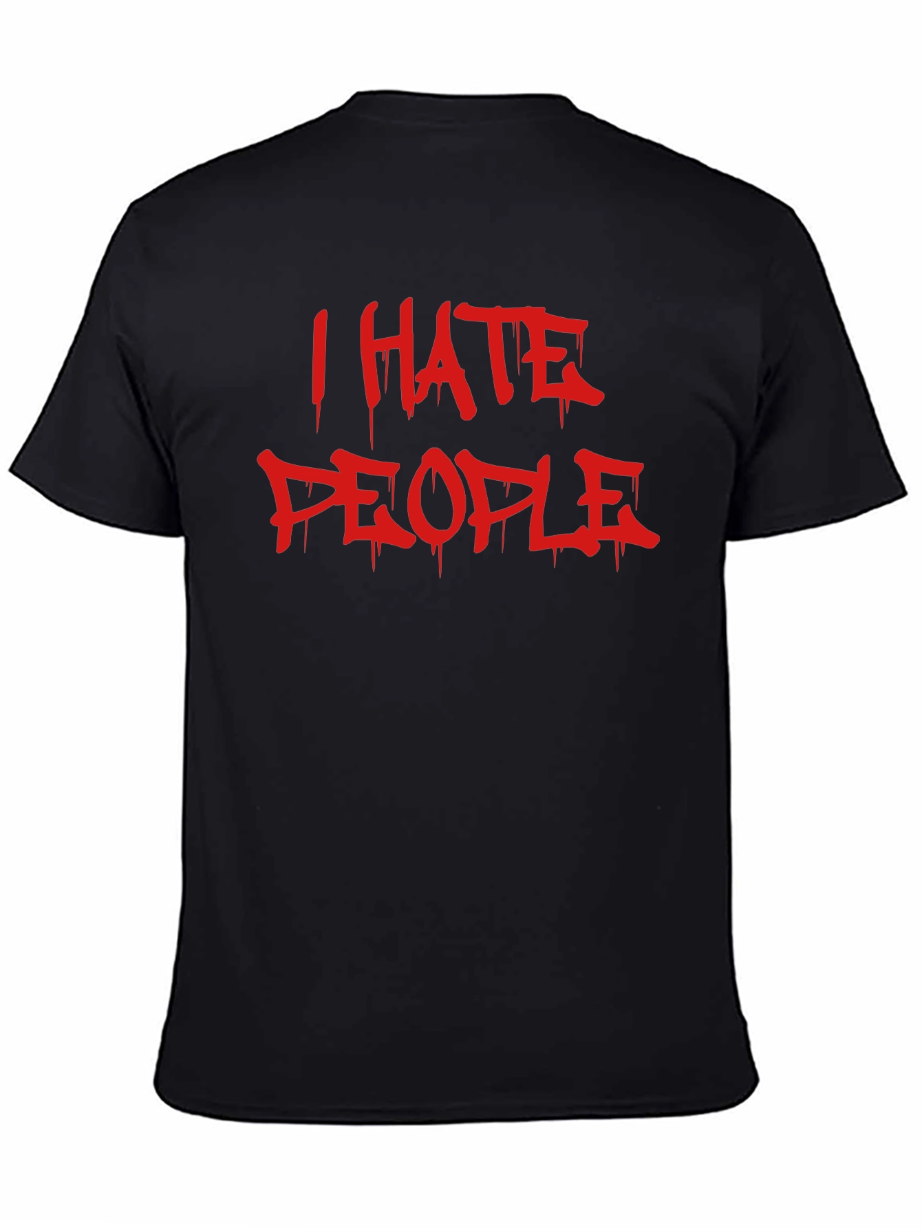 I Hate People Graphic Tee - Edgy Style