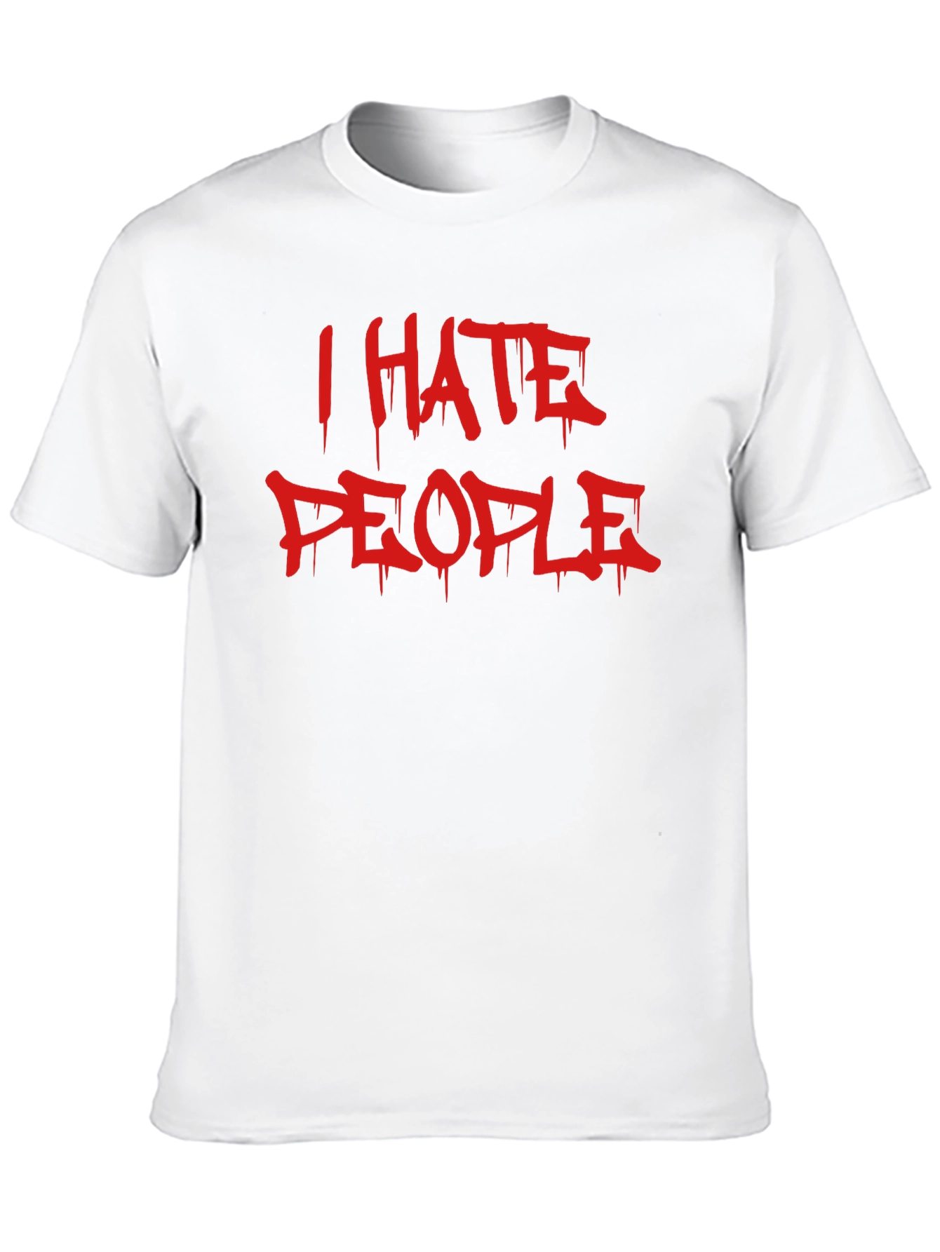 I Hate People Graphic Tee - Edgy Style