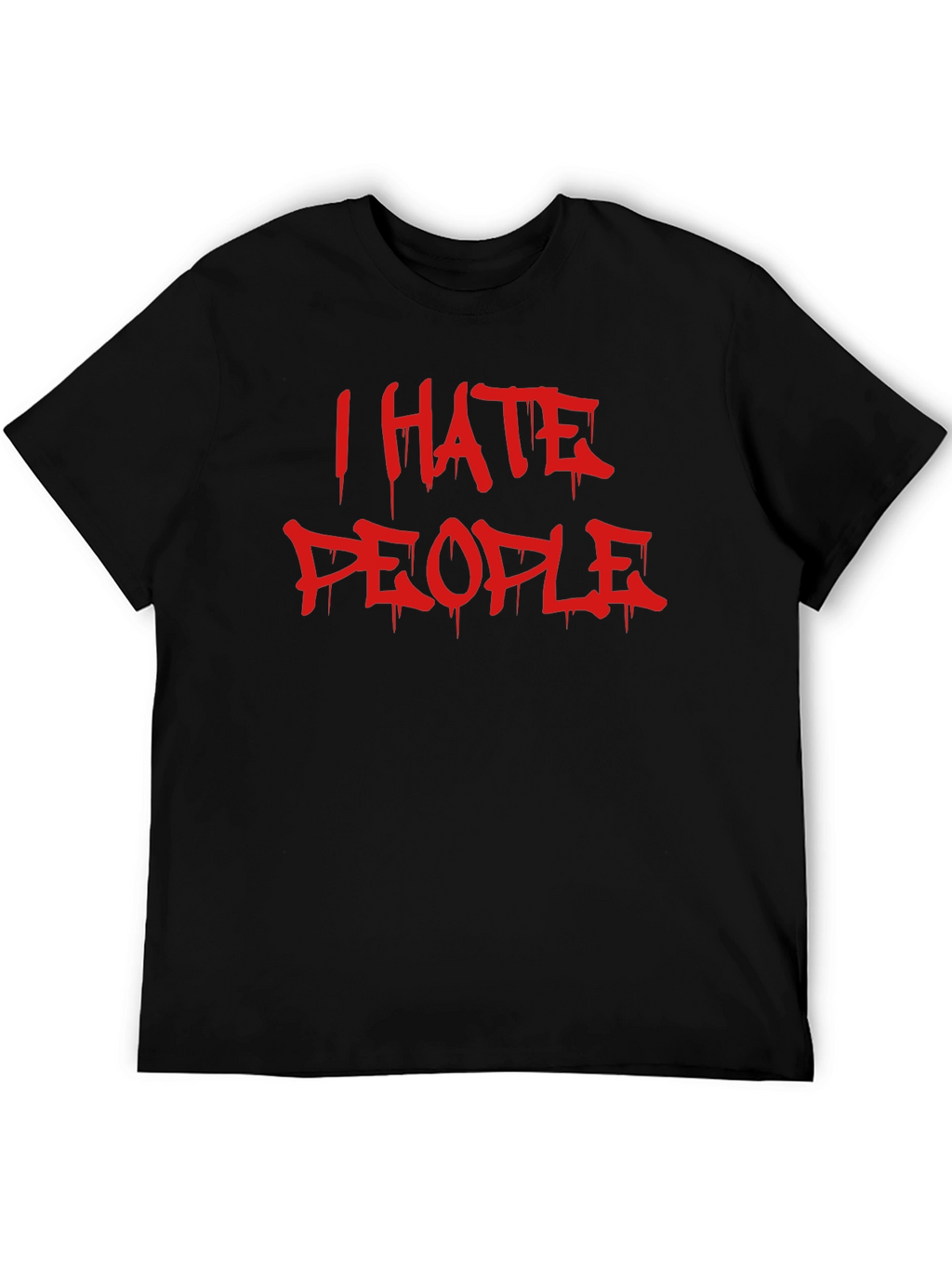 I Hate People Graphic Tee - Edgy Style