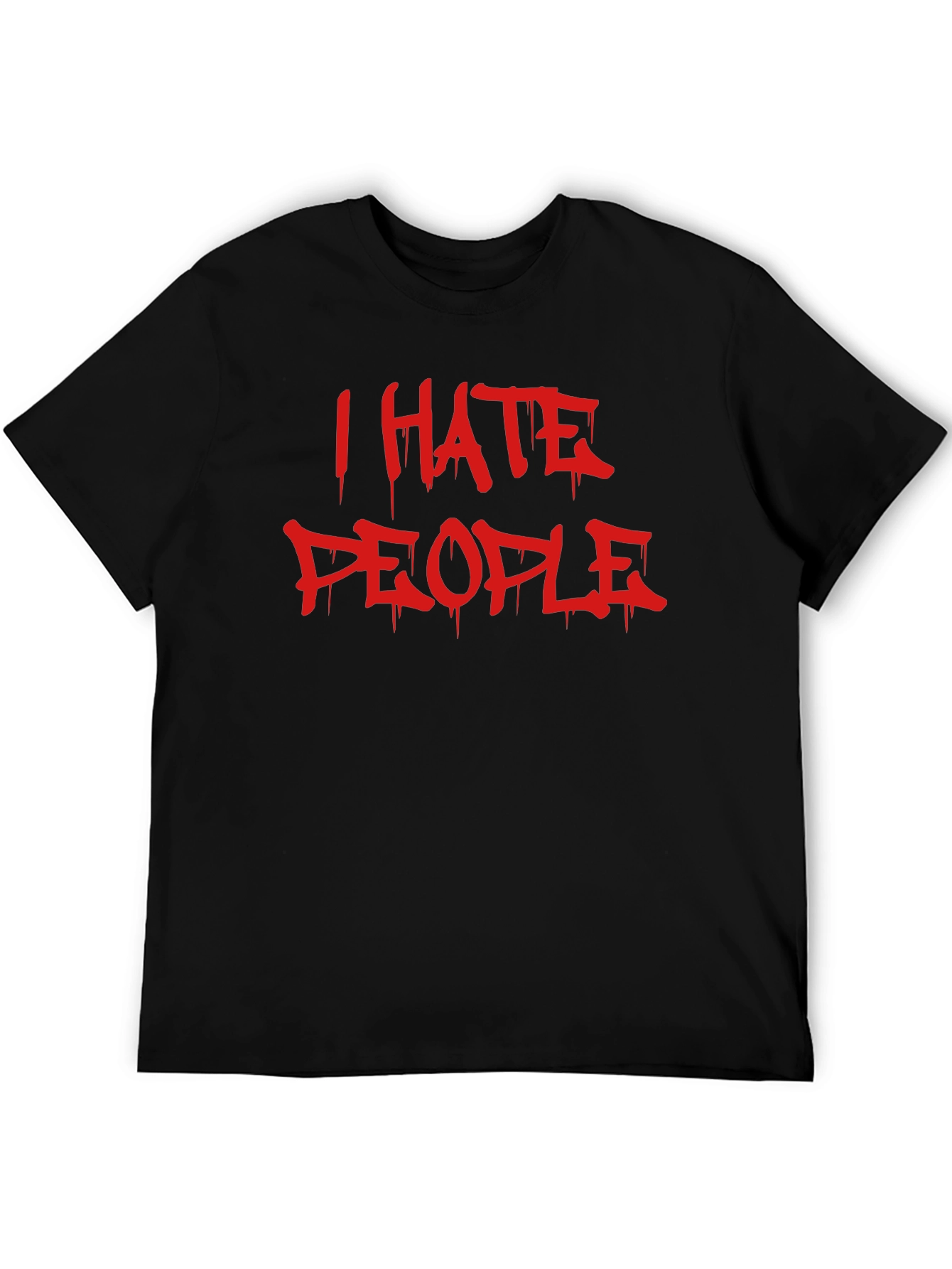 I Hate People Graphic Tee - Edgy Style