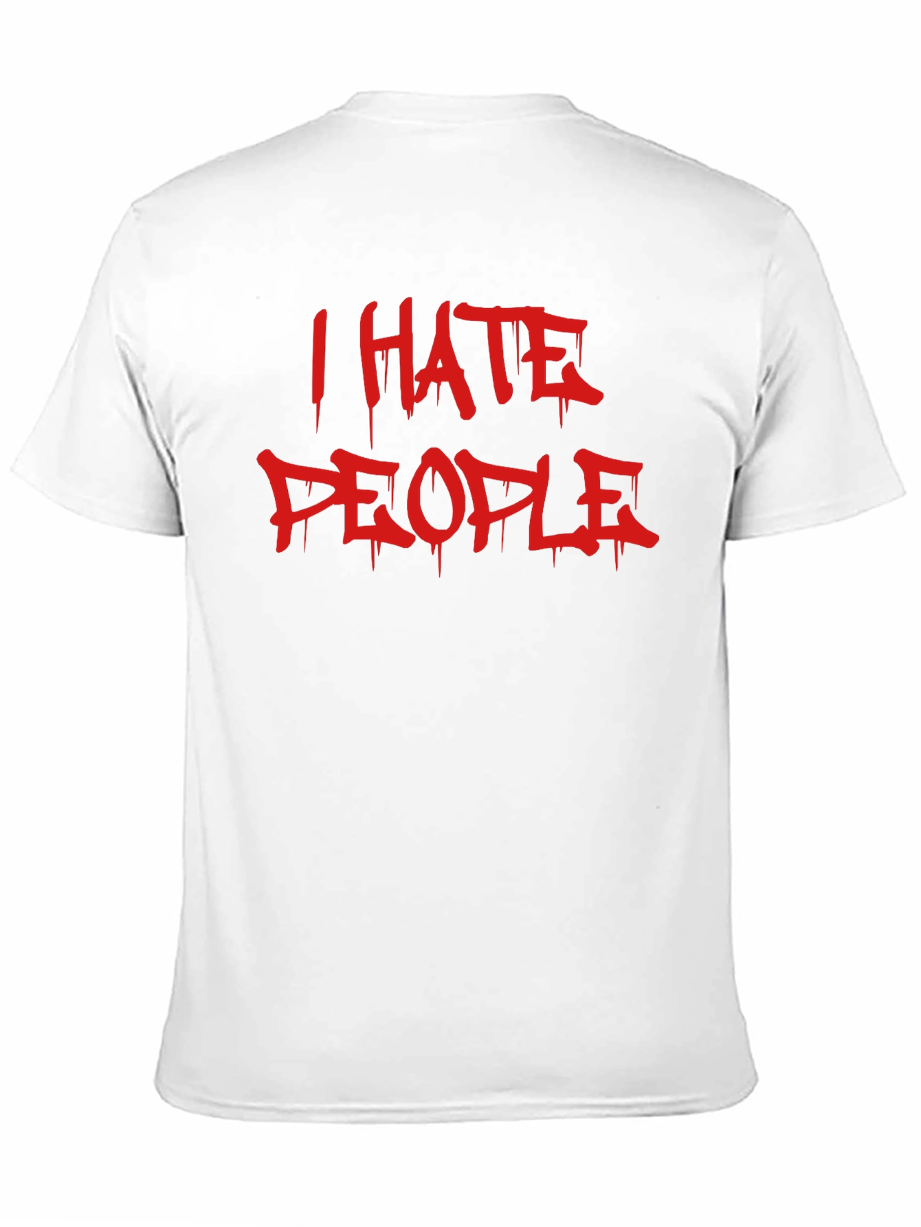 I Hate People Graphic Tee - Edgy Style