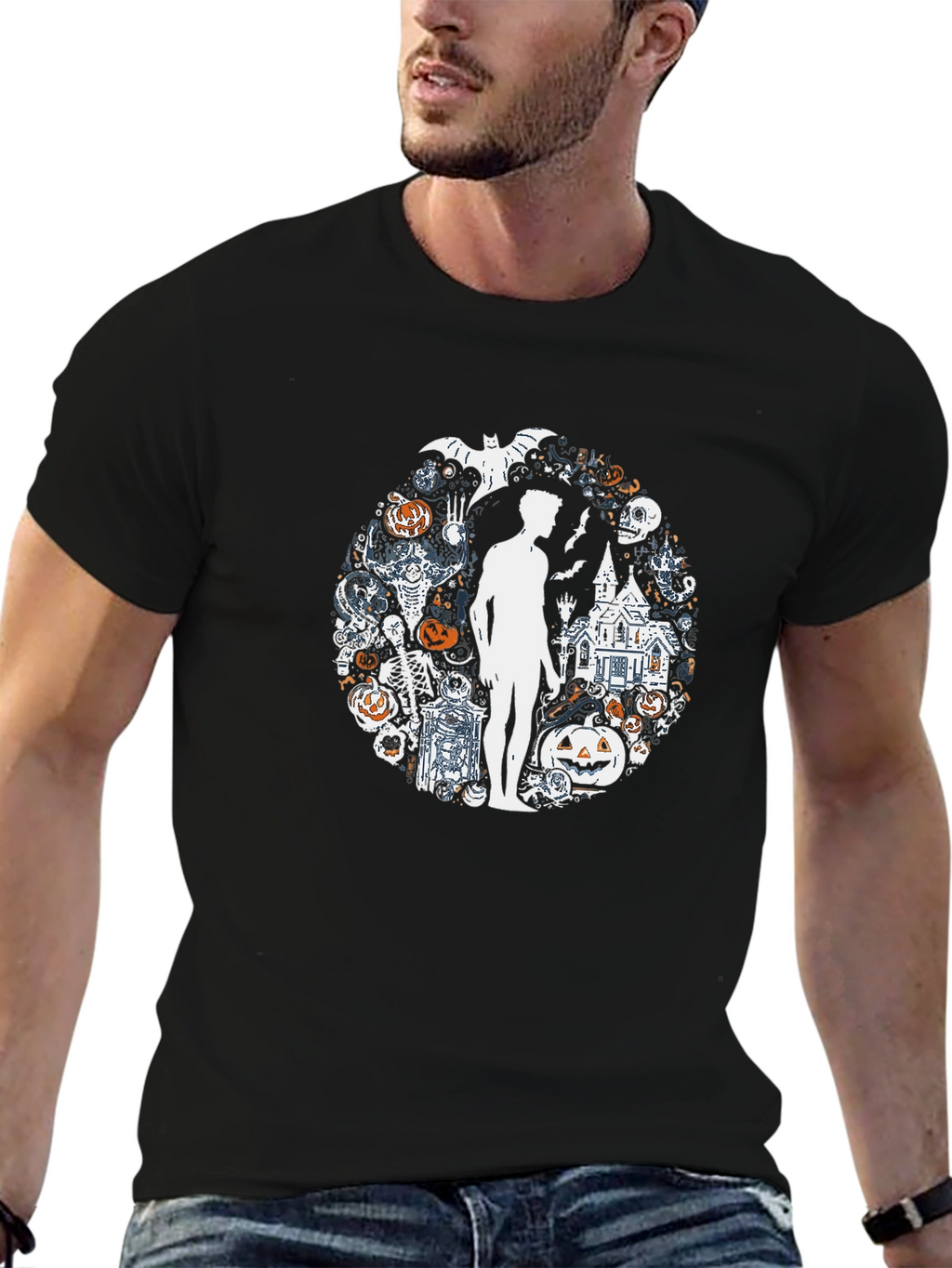 Halloween Graphic Tee - Spooky Season Shirt
