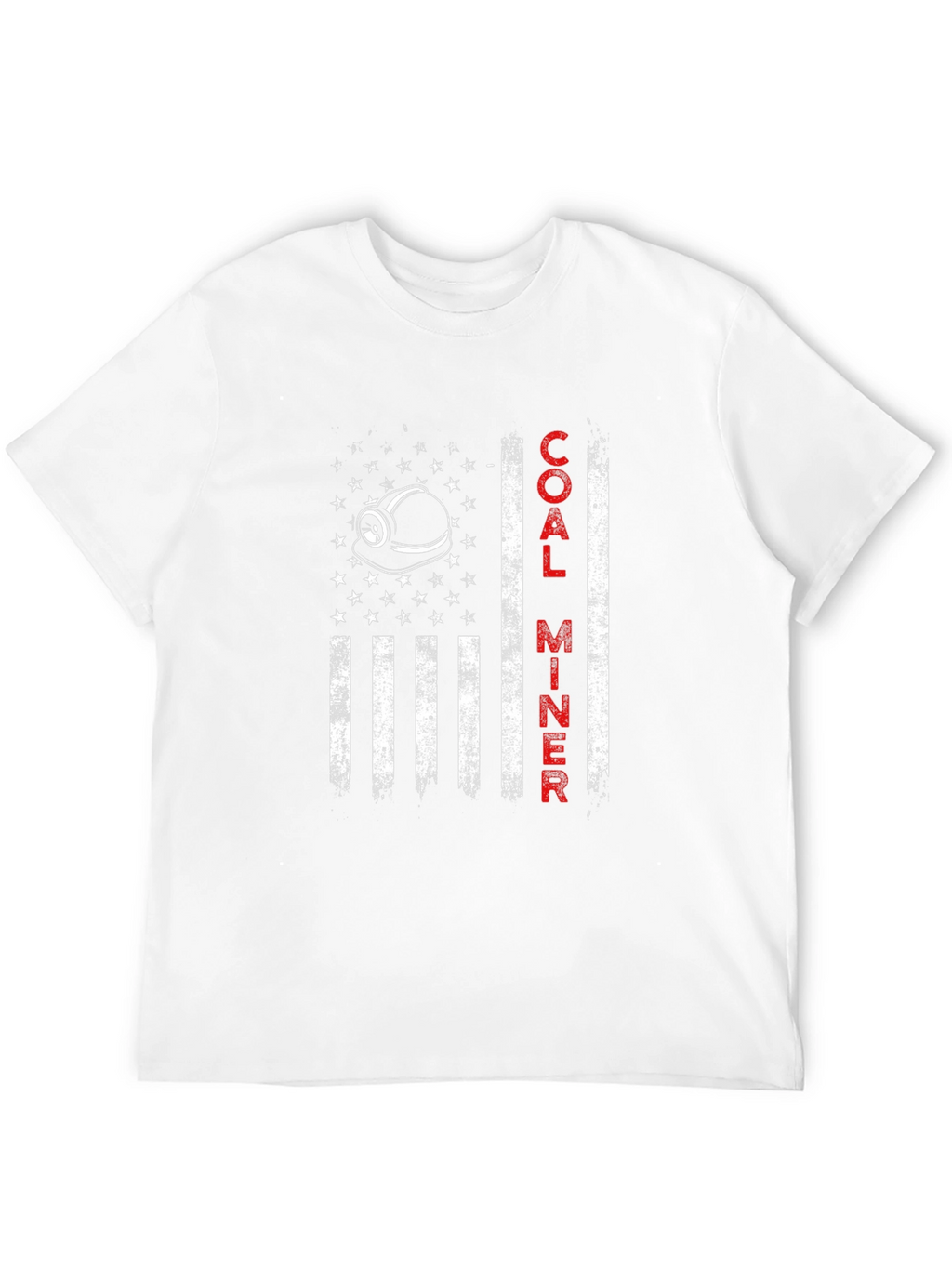 Coal Miner American Flag T-Shirt