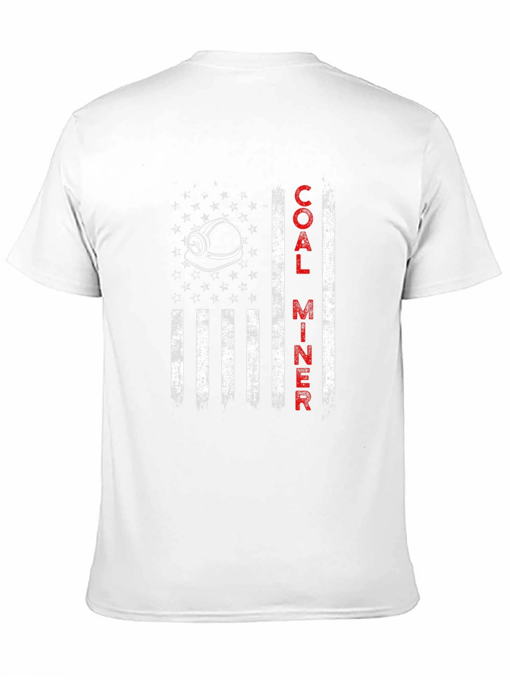 Coal Miner American Flag T-Shirt