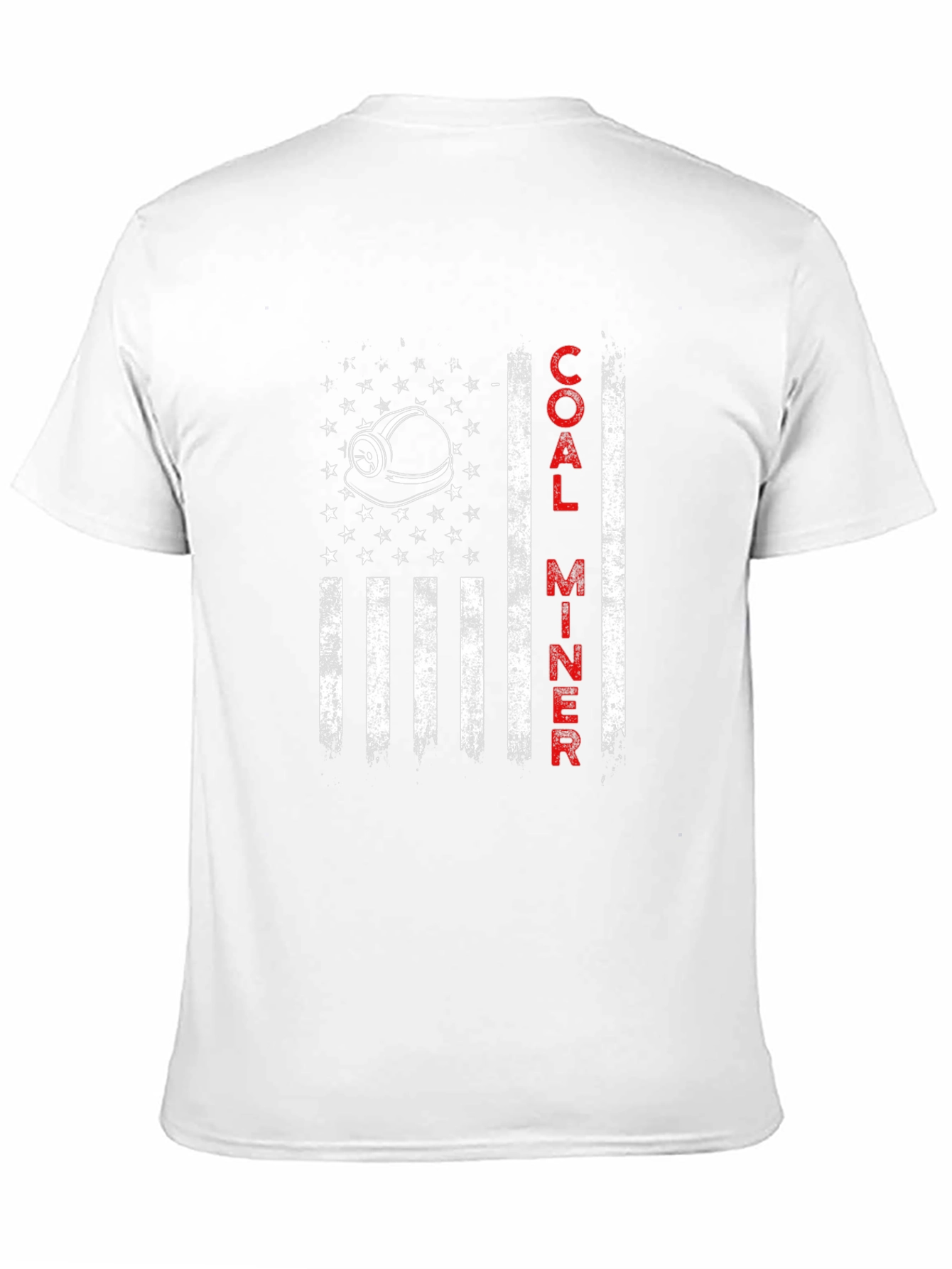 Coal Miner American Flag T-Shirt