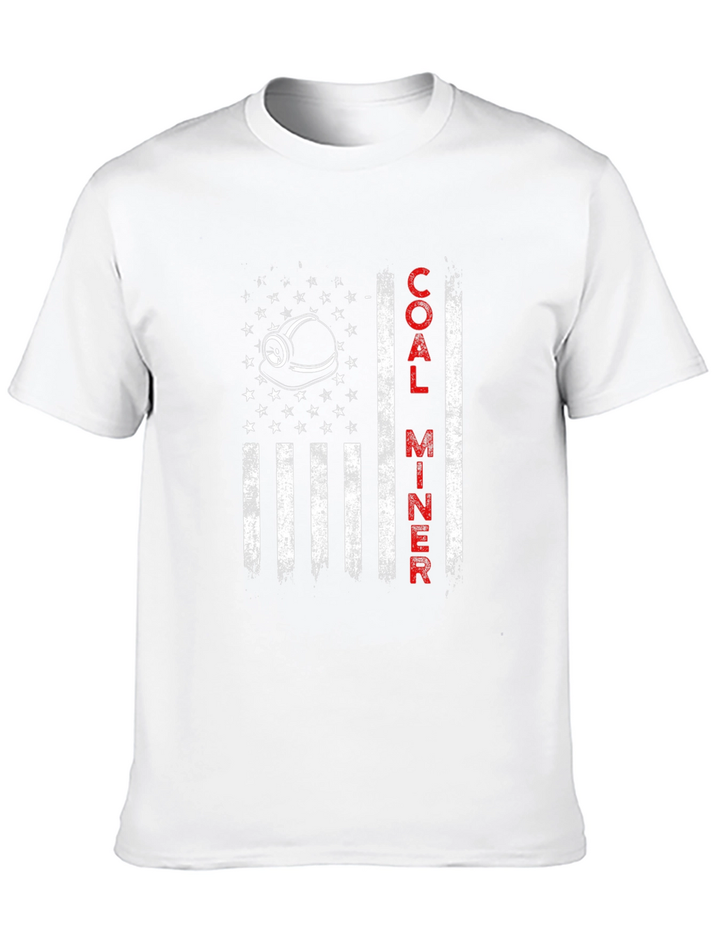 Coal Miner American Flag T-Shirt