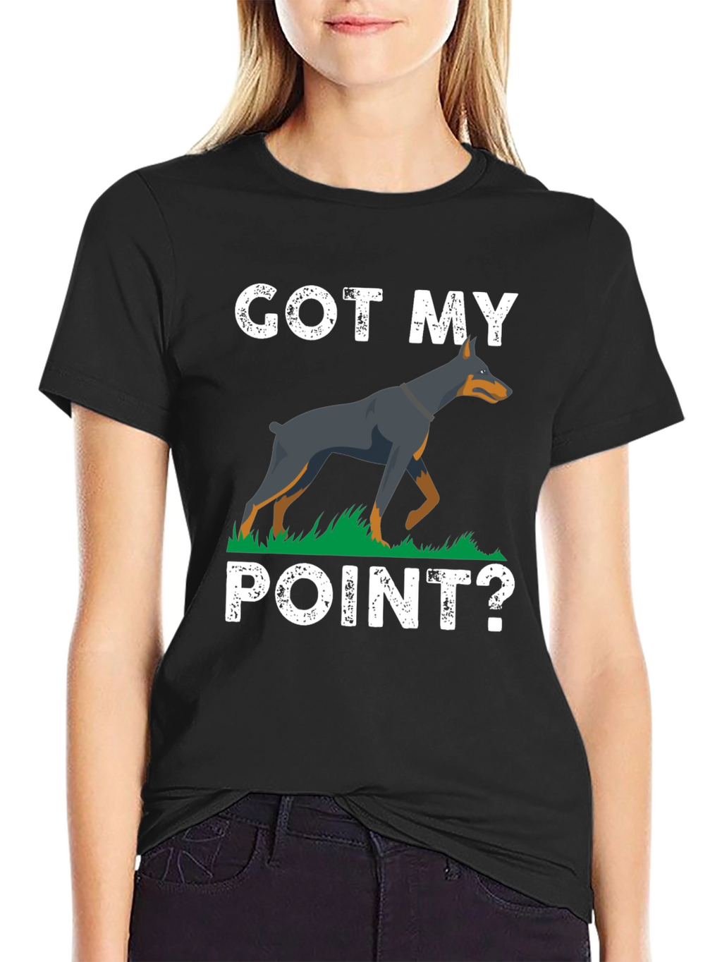 Got My Point? Doberman Graphic Tee
